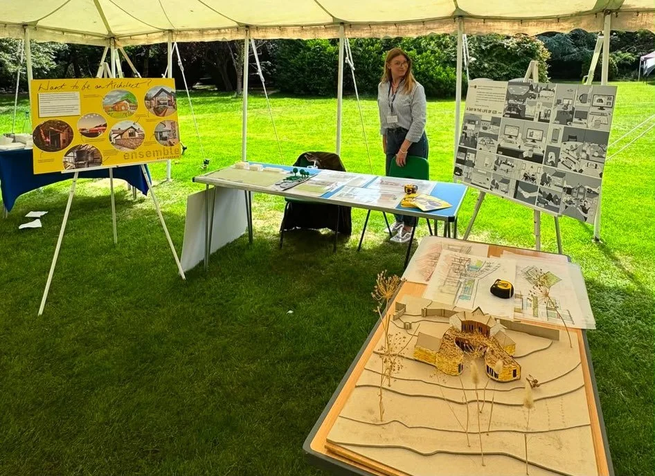 EDUCATION : Future&rsquo;s Fair 

Yesterday we attended a Futures Fair at a local school for years 7 and 8. We took sketches, models, leaflets but by far the most engaging item was our workshop game Charrette. It was fascinating watching the students