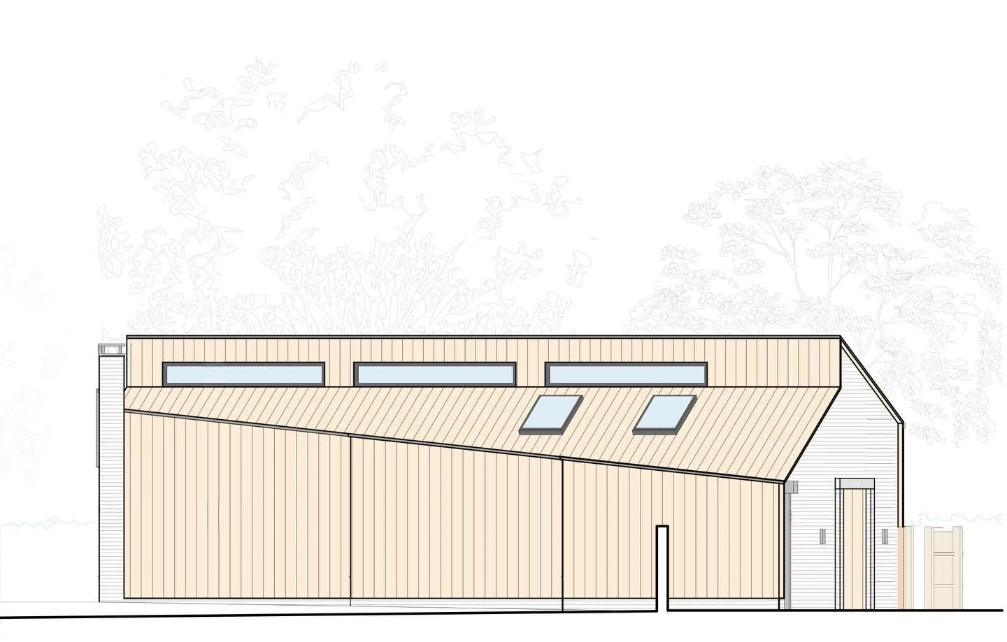APPROVAL : New home in South Norfolk 

We are over the moon to have received planning for this simple yet careful design for a new home. The interiors soak up focussed views of the surrounding trees and turn their back on views towards the neighbouri