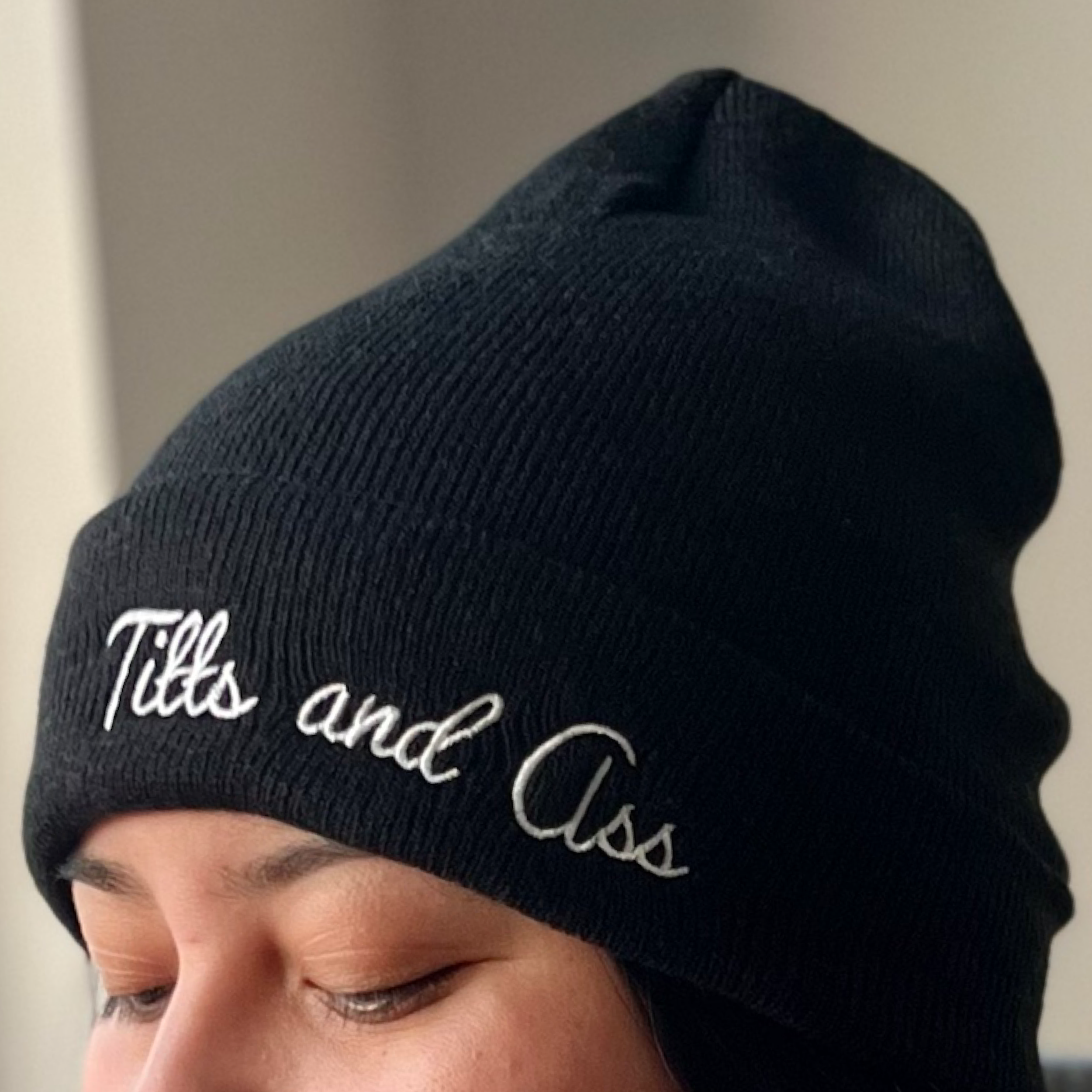 Embroidered Signature Beanie