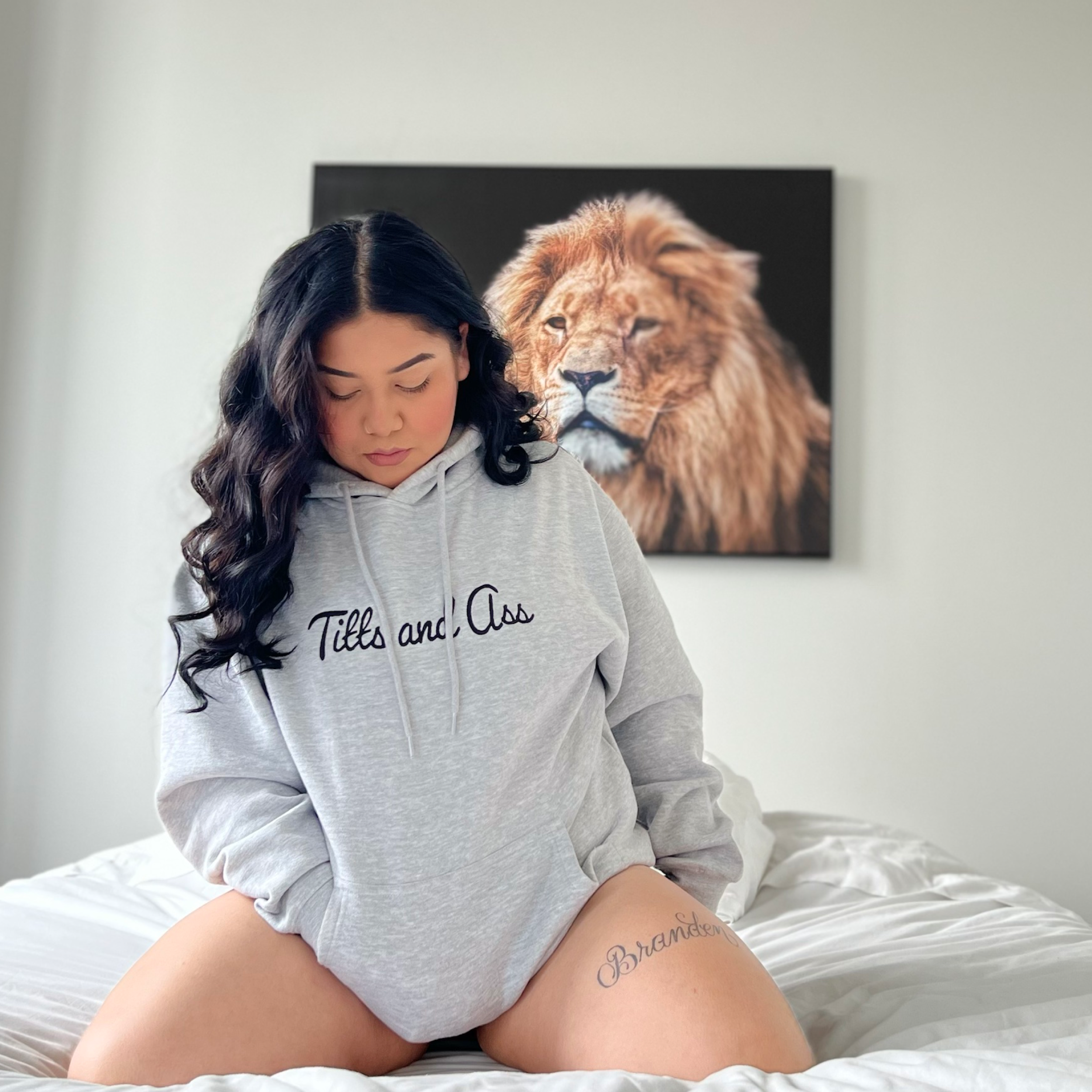 Embroidered Logo Hoodie