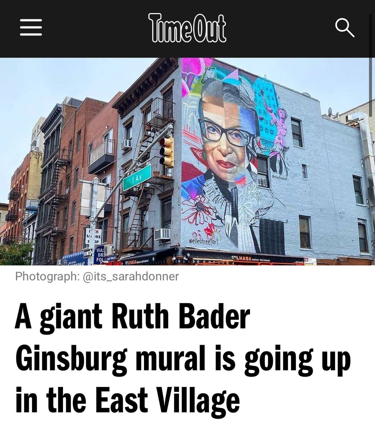 💖 RBG! If you haven&rsquo;t seen the RBG documentary yet- I highly recommend you do so. This woman fought modestly, quietly, yet fiercely for equal rights, and in doing so, women&rsquo;s rights in America- and paved the way for all of us to have equ