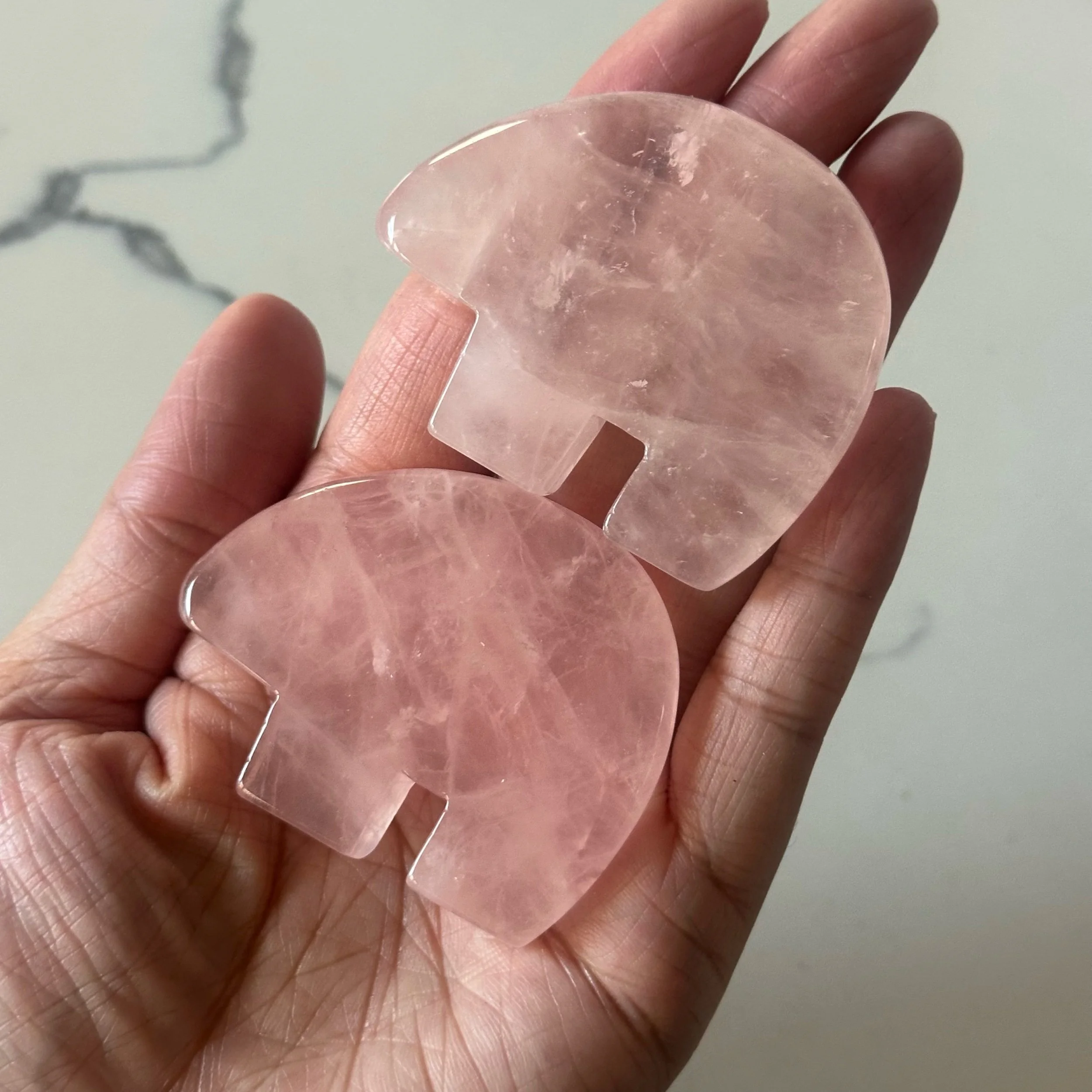 Rose Quartz Zuni Bear