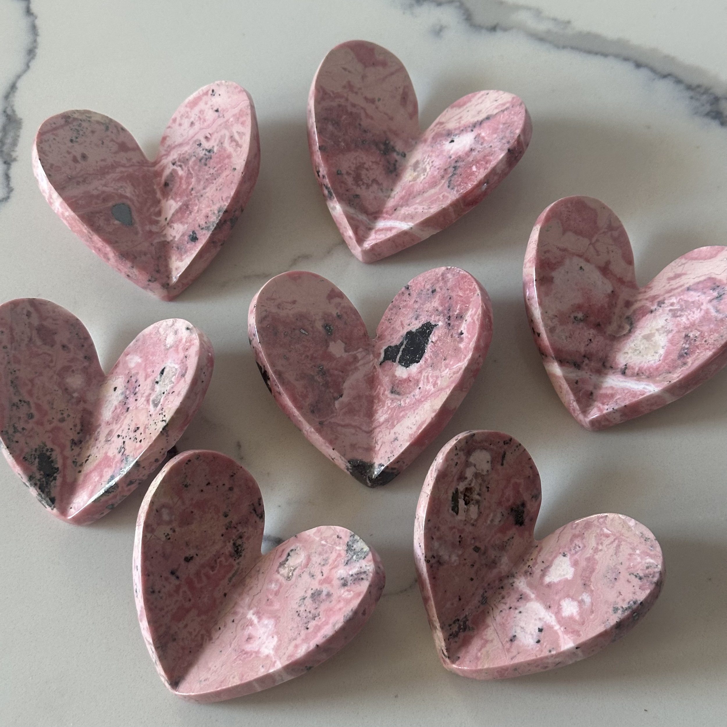 Rhodonite 3D Heart
