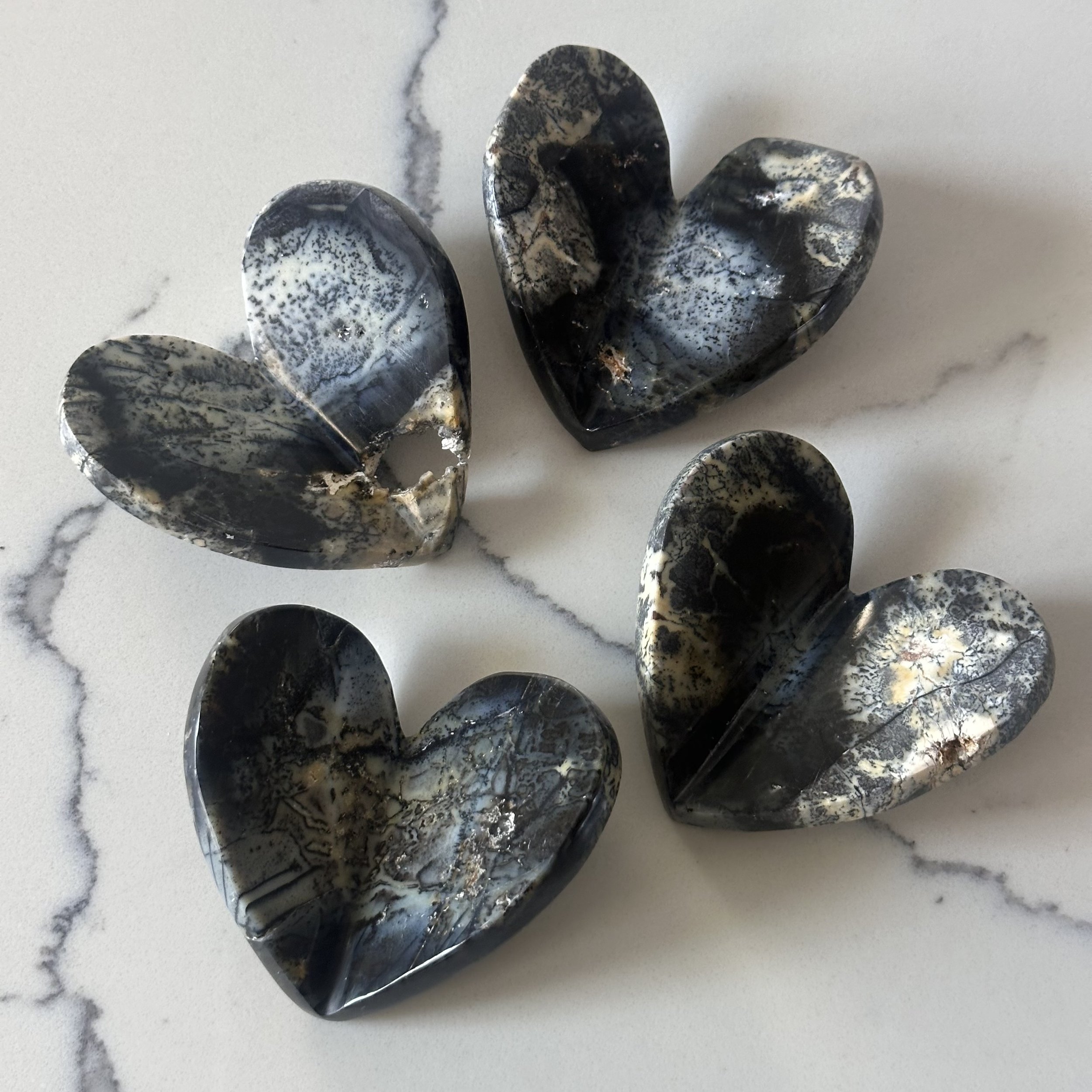Dendritic Opal 3D Heart