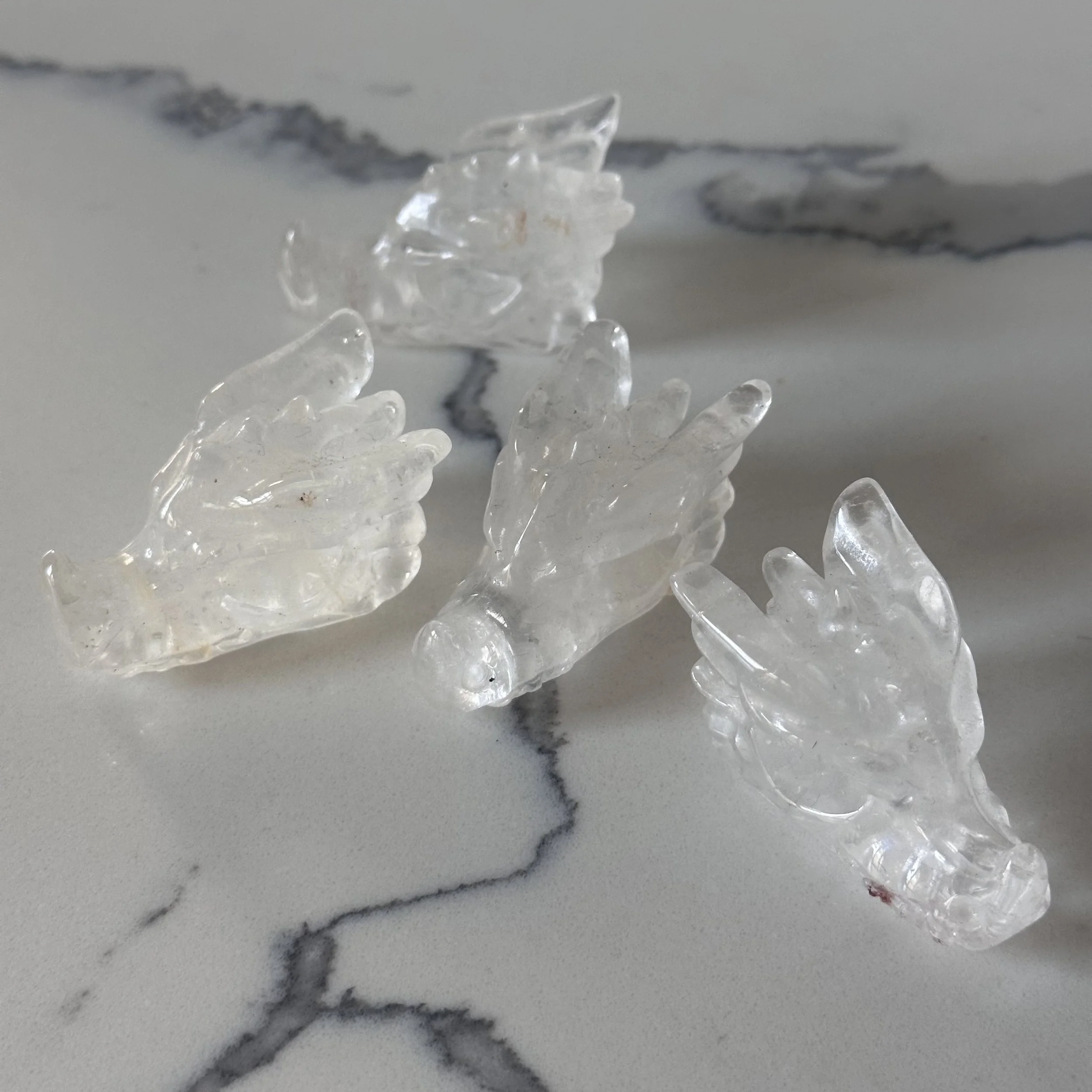 Clear Quartz Dragon Head
