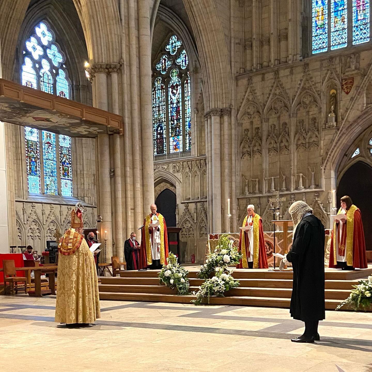Welcome to +Stephen, enthroned today as Archbishop of York. May God bless you as you guide and lead the churches in the North of England.