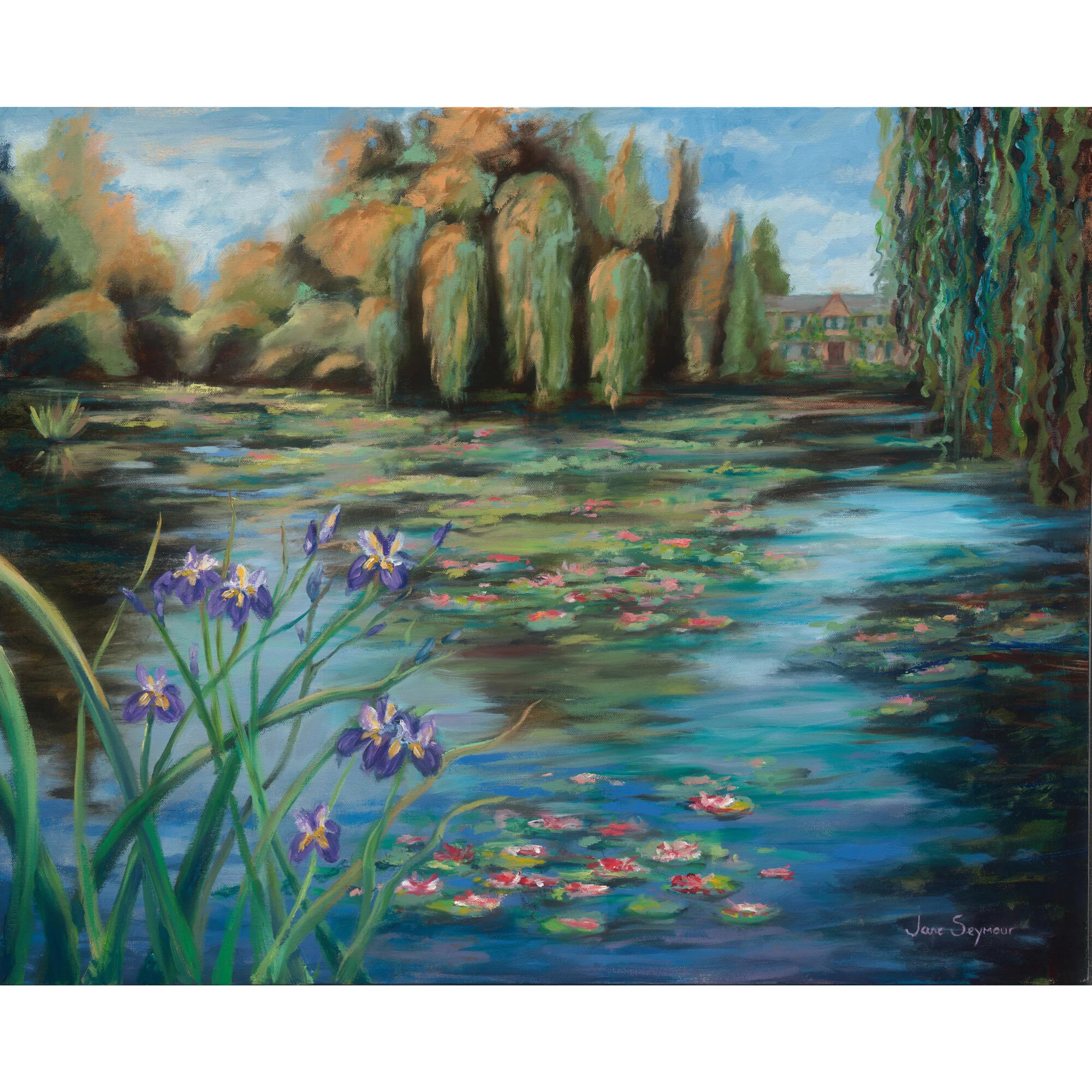 Water Lily Pond Landscape With Monet s Home Jane Seymour Designs Water Lily Pond Landscape With Monet s Home Jane Seymour Designs