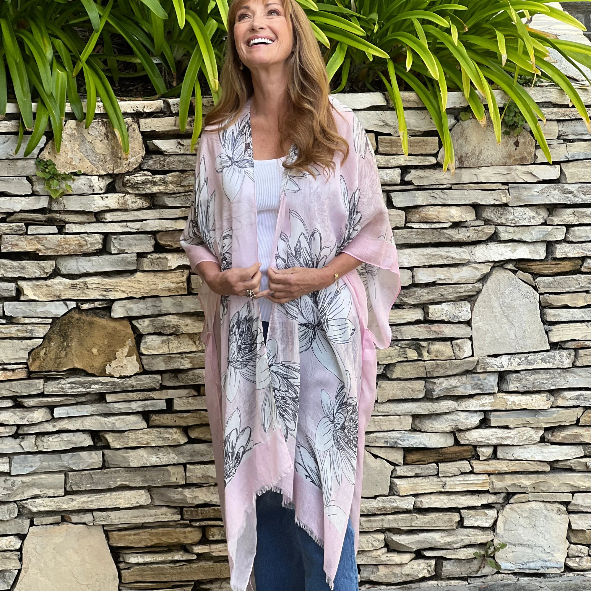 Wave Duster Viva Magenta Duster — Jane Seymour Designs