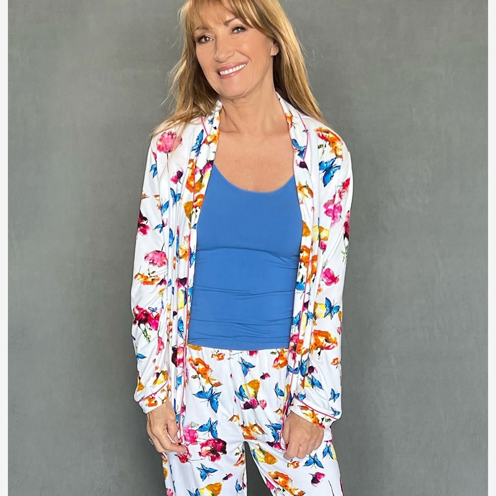 PAJAMAS Inspired by Jane’s original art. These beautiful PJs are as cozy in the bedroom as they are at the grocery store!