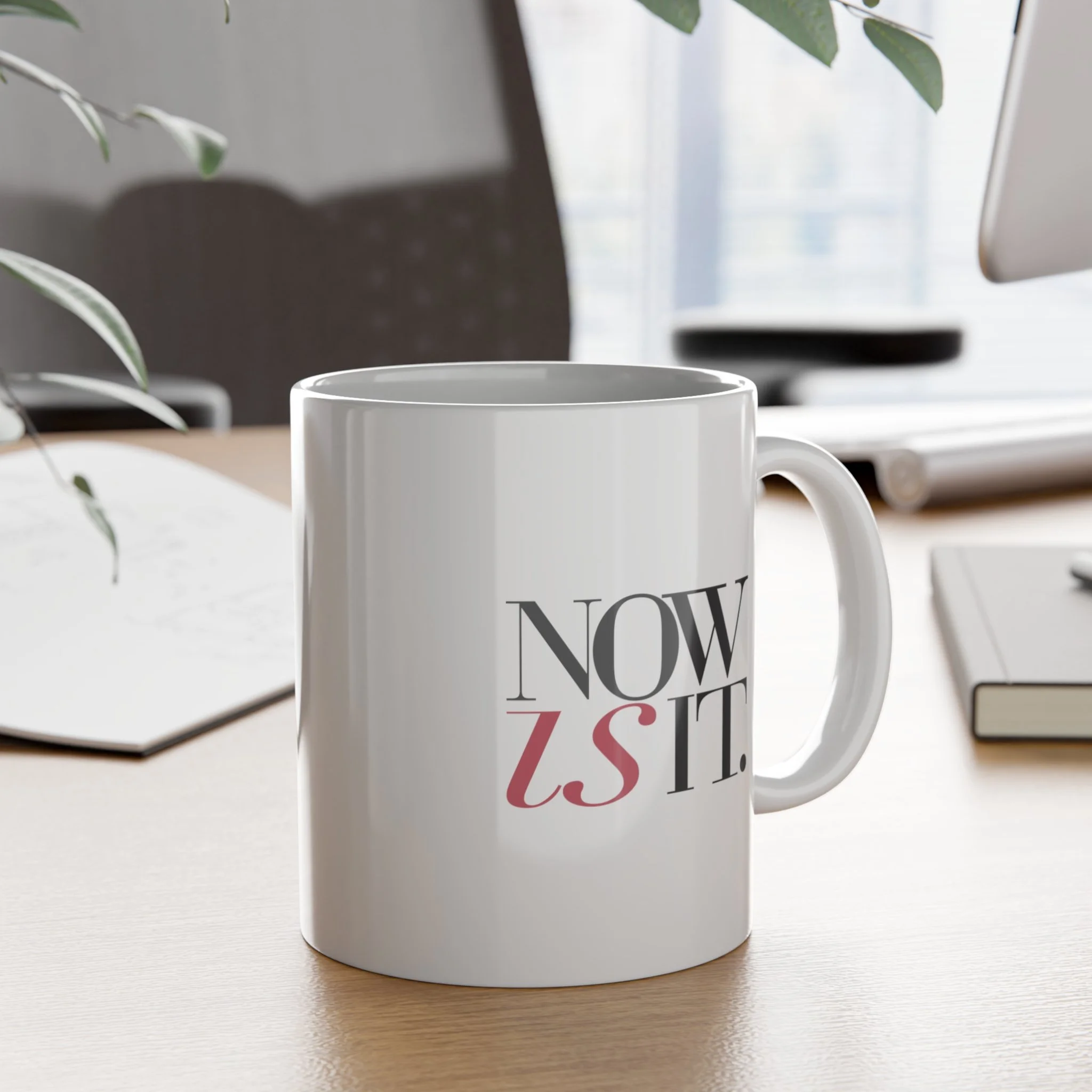 White Ceramic Mug, 11oz