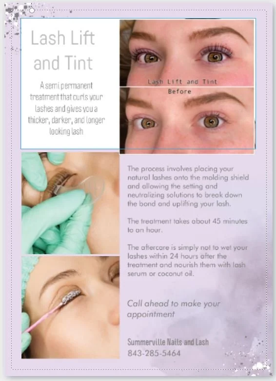 Services/Pricing — Summerville Nails and Lash