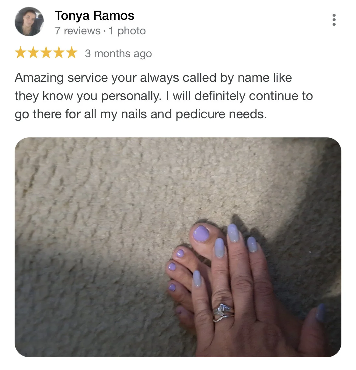 Testimonial — Summerville Nails and Lash