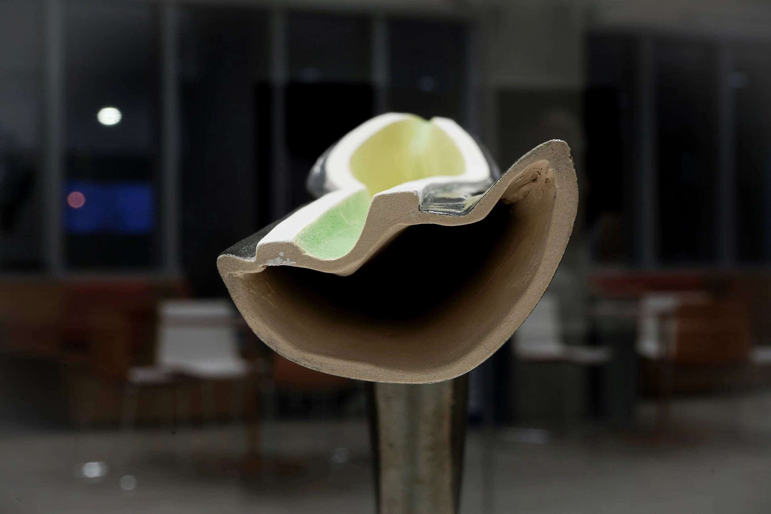 Close up of the inside of one of the projects on display