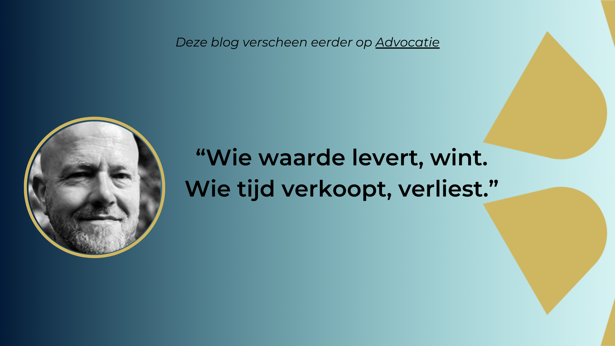Blog: Je werktijd is waardeloos