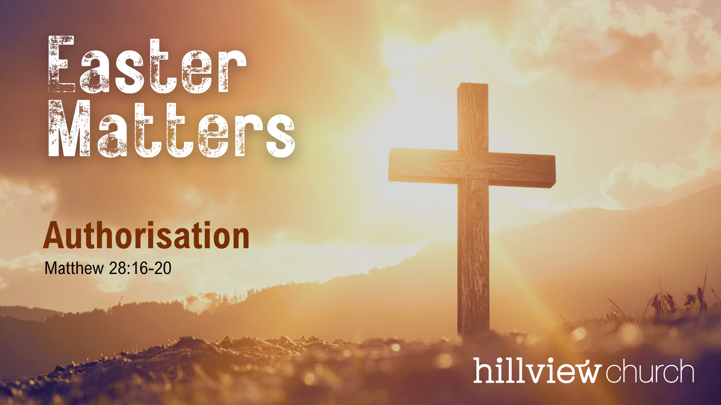 Easter Matters : Authorisation