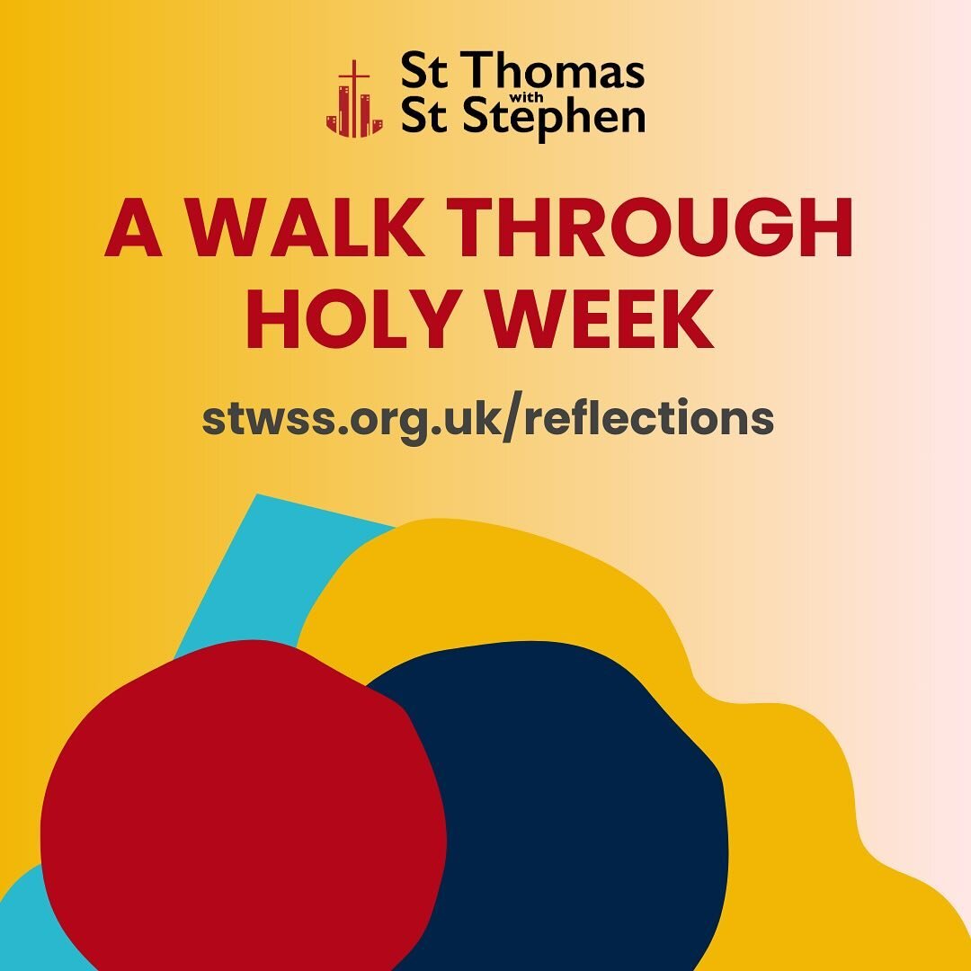 &lsquo;Walk Through Holy Week&rsquo; - journey with images, songs and scripture to help us to reflect during this Holy Week: stwss.org.uk/reflections