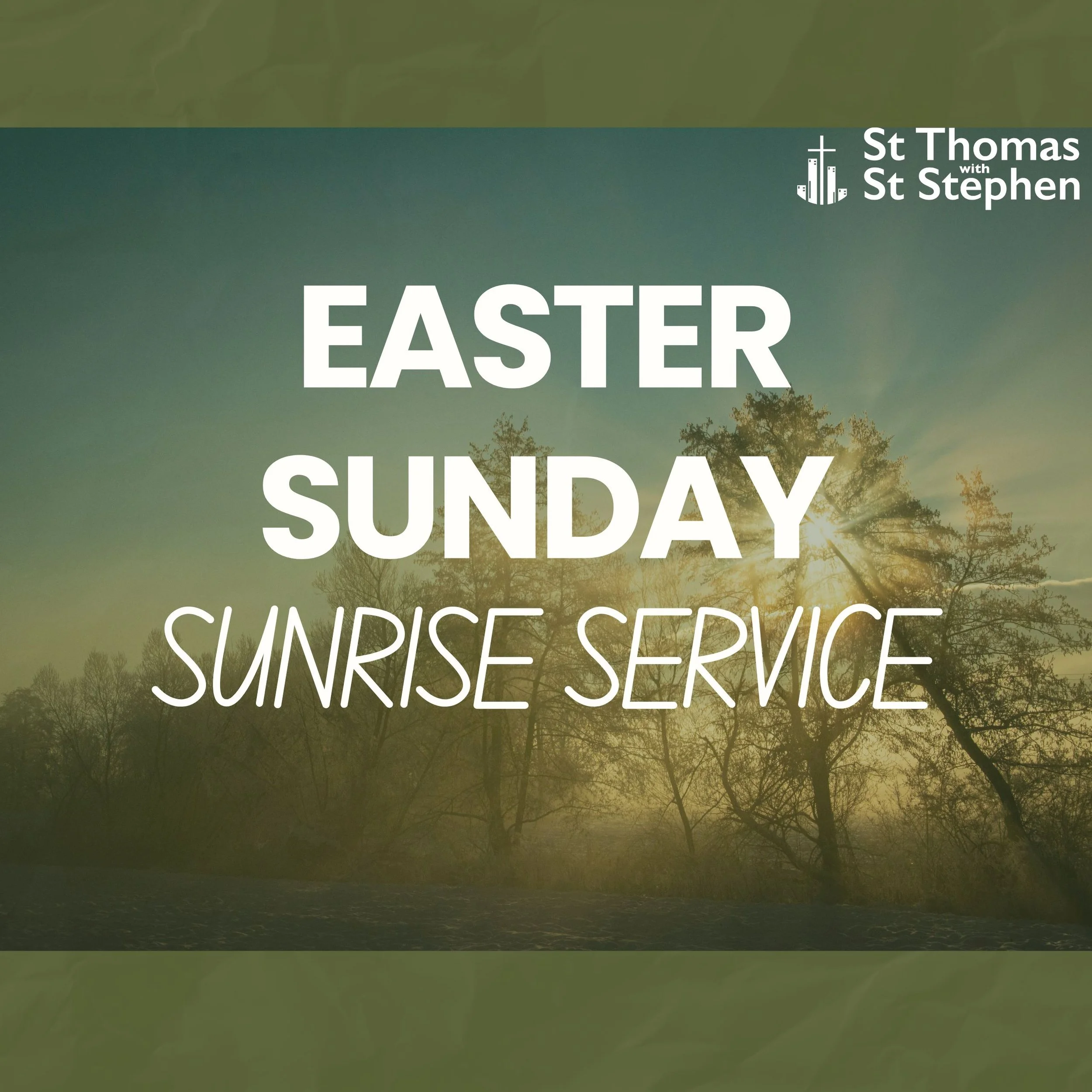 Easter Sunday Sunrise Fire