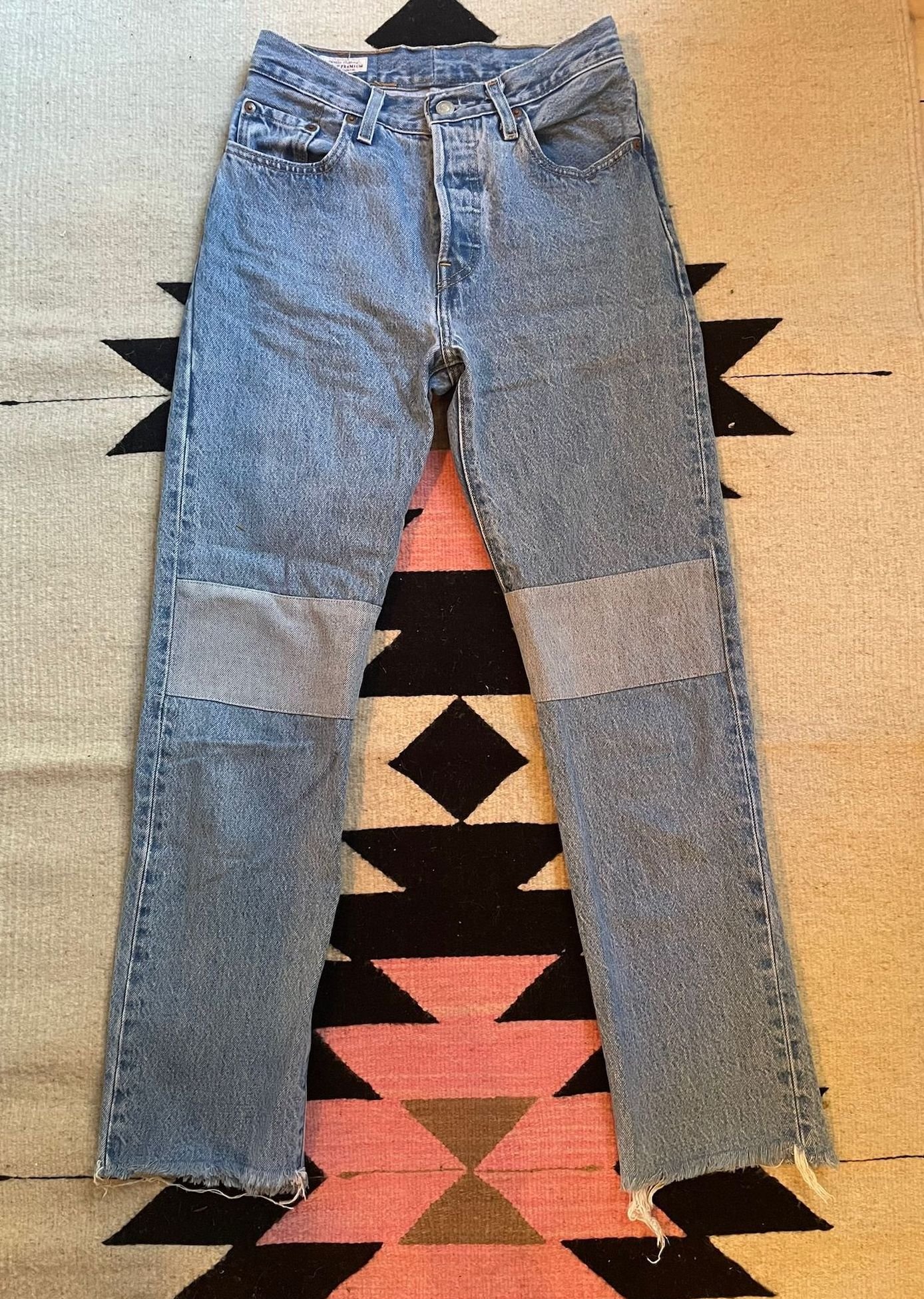 How to Fix Ripped Jeans with Visible Mending // Sashiko and Denim Patches |  Closet Core Patterns
