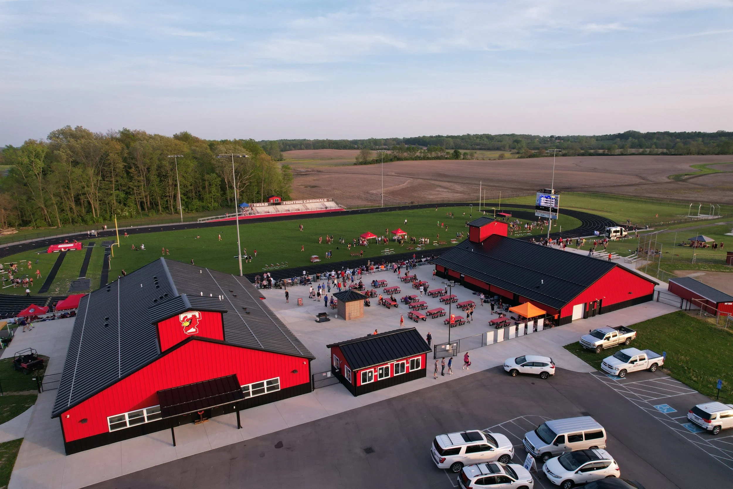 Triad High School Fieldhouse, Locker Rooms and Track & Field Lighting - North Lewisburg, Ohio