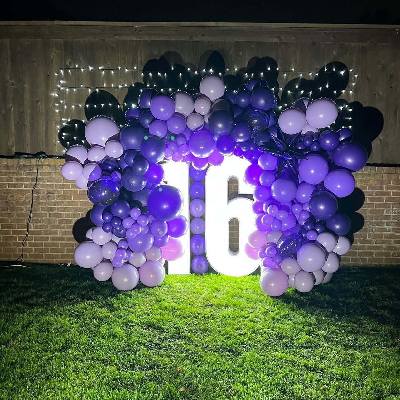 Always love it when we can provide a wonderful look for a &quot;Sweet 16!&quot; 

Thank you to @propmypartyokc for the wonderful photo! 

Book your Sweet 16 marquees today! 

#marqueeletters #marqueeokc #oklahomacitymarquee #