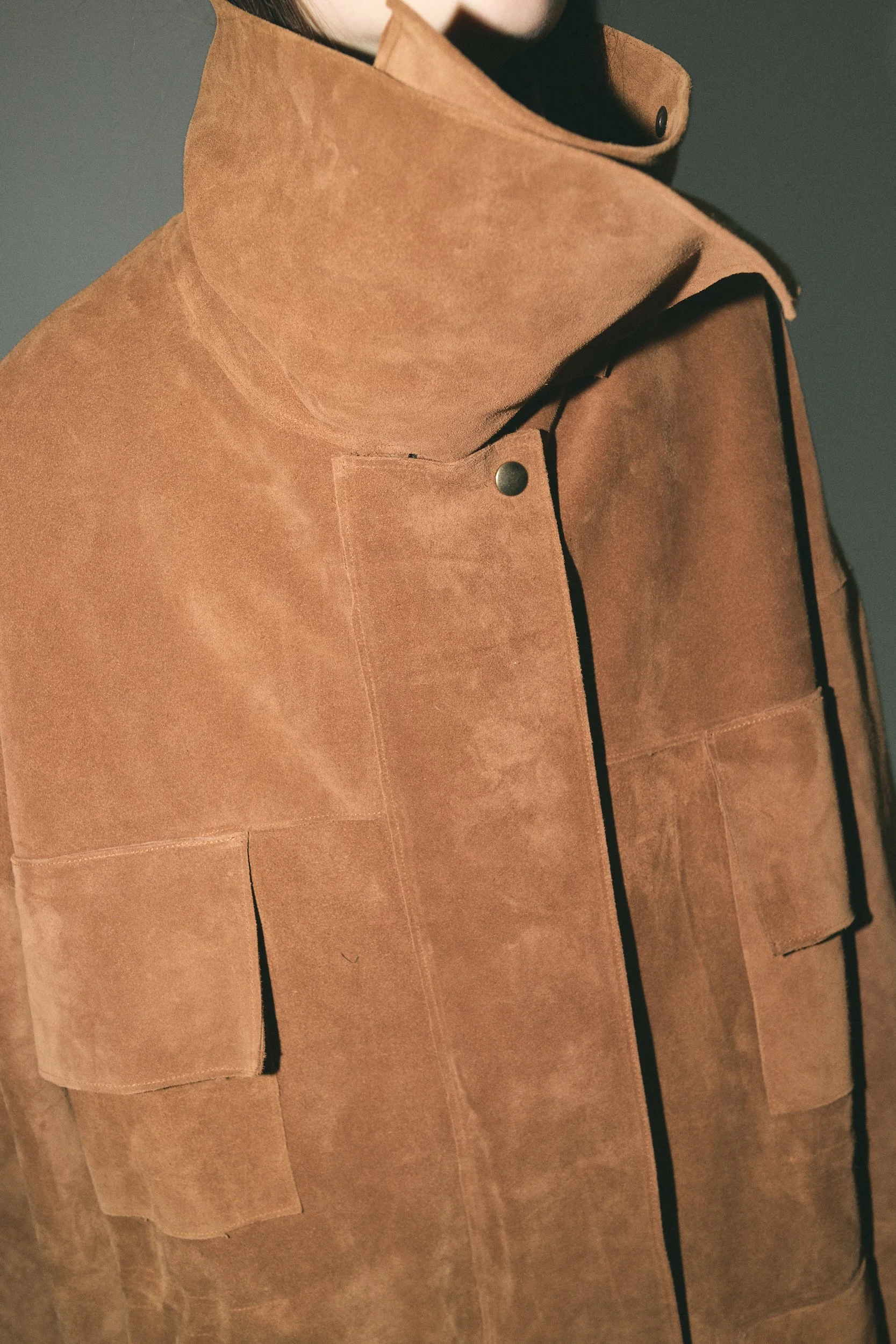 SUEDE PARKA