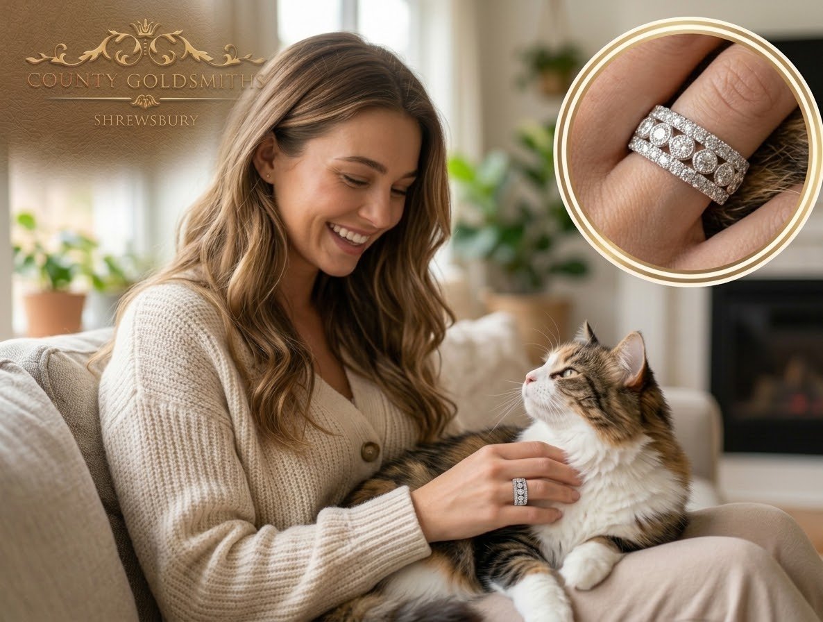 Fabulous 18ct White Gold Diamond set ring
