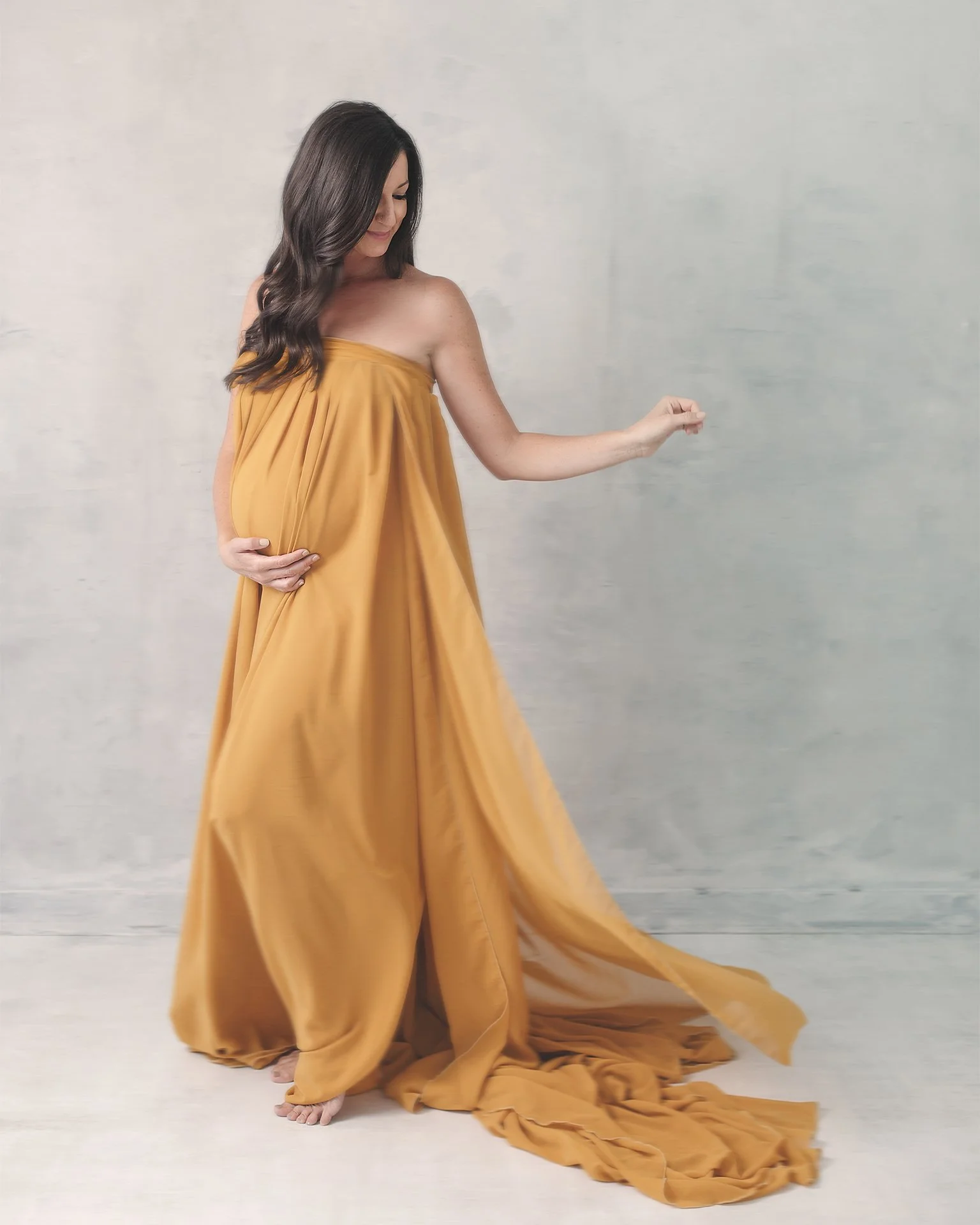 Silk Chiffon dress/skirt, OS