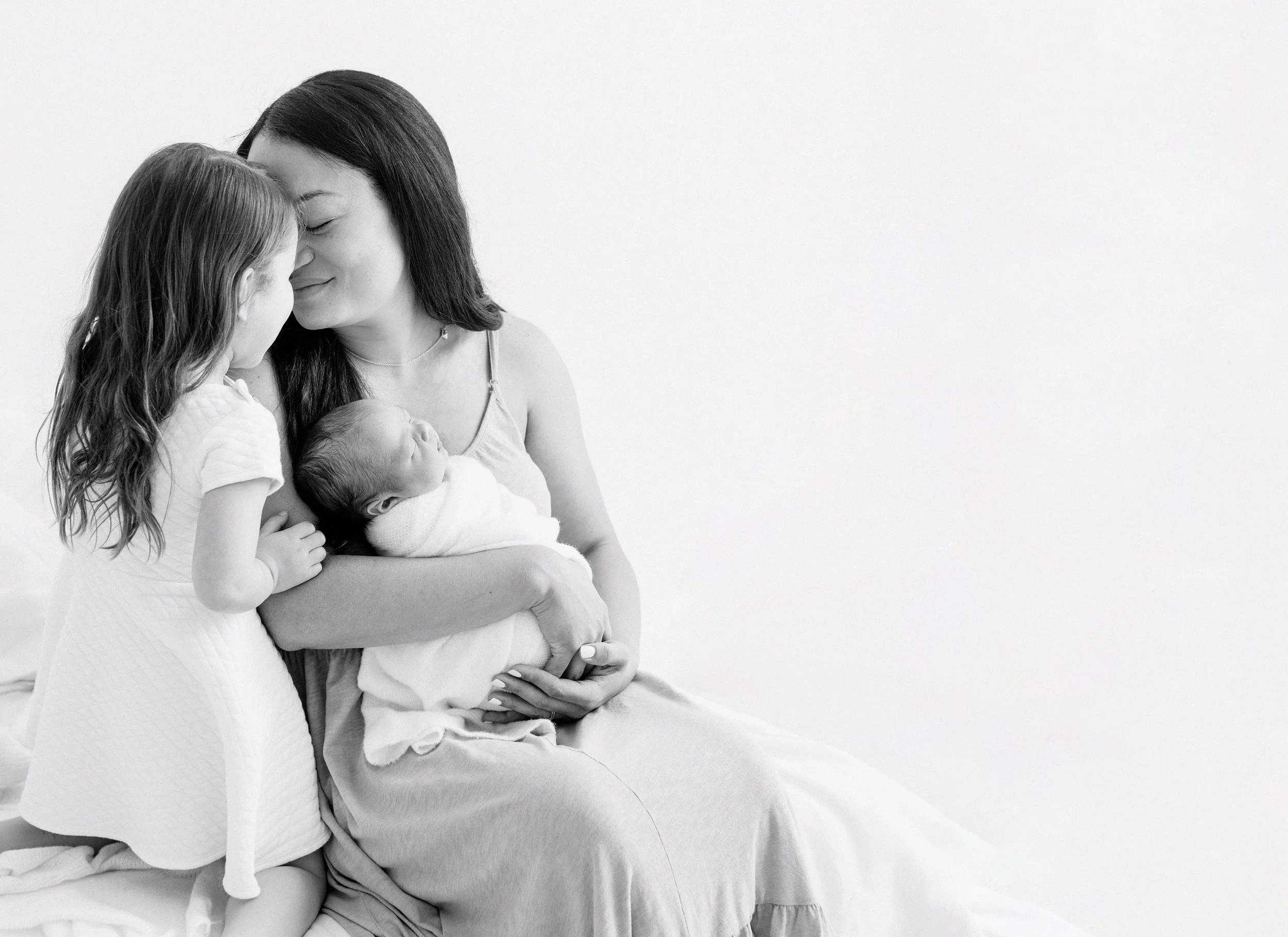 newborn family pose