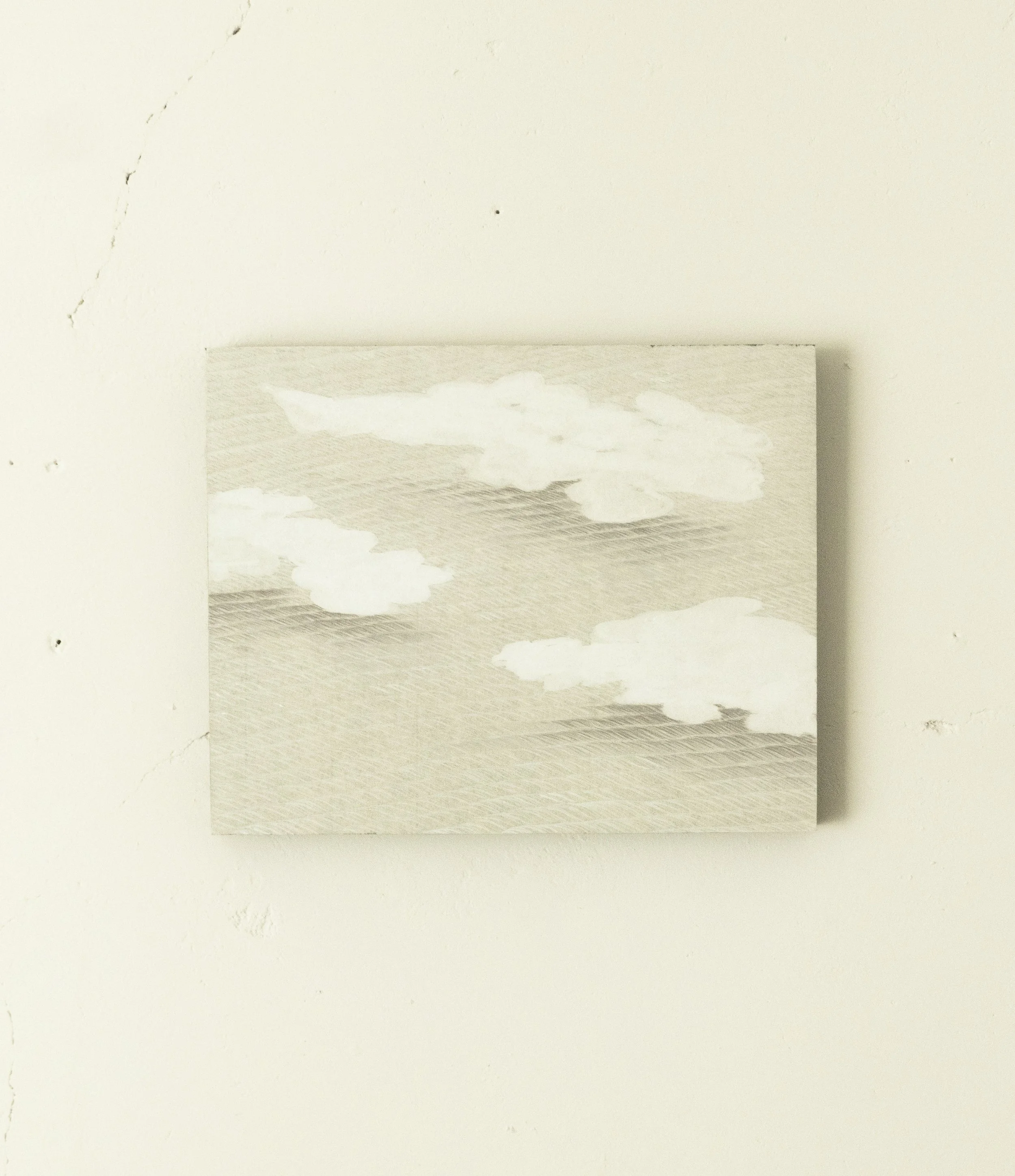 chalk and pigment drawing, 2025