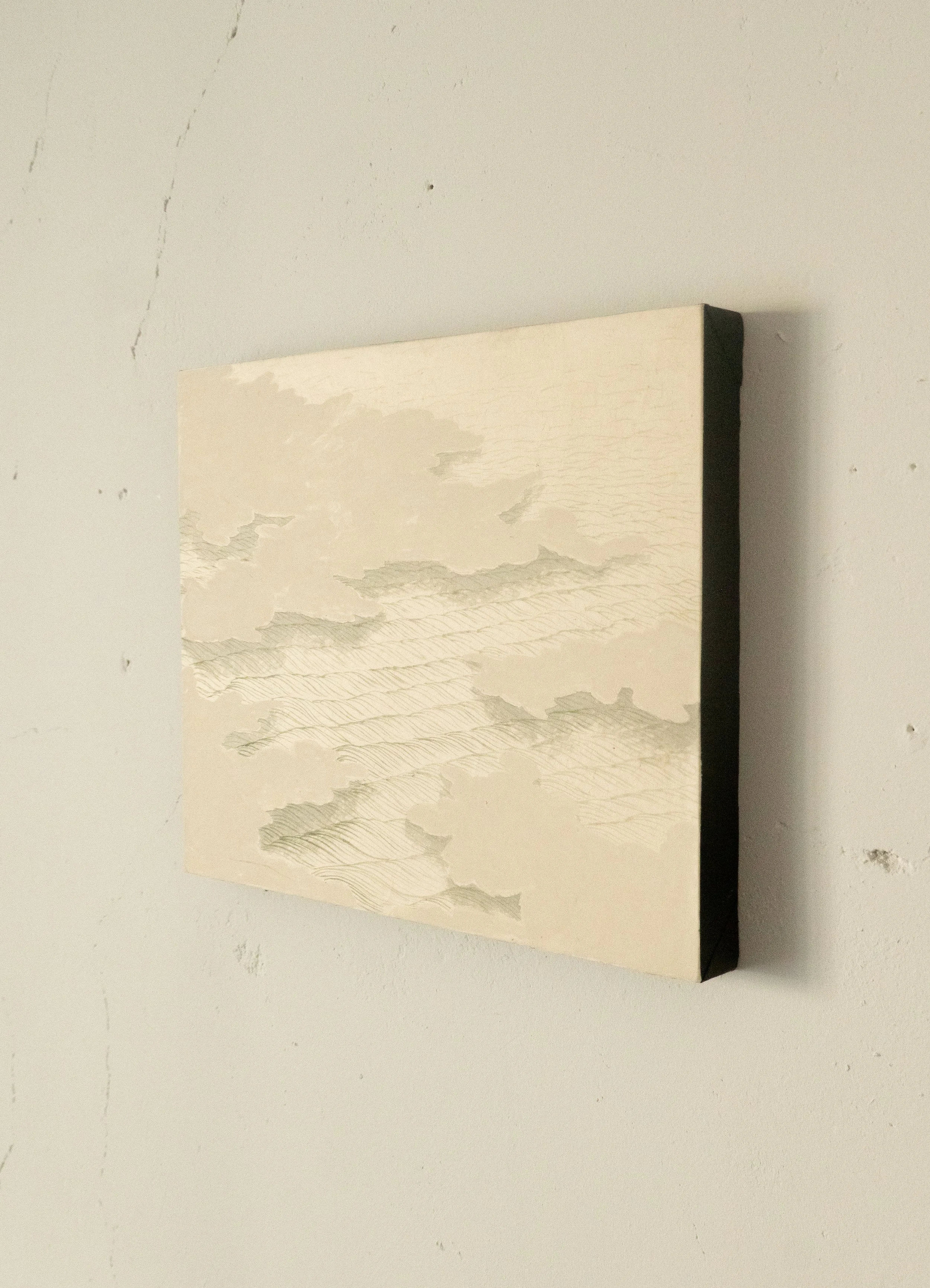 chalk and pigment drawing, 2025