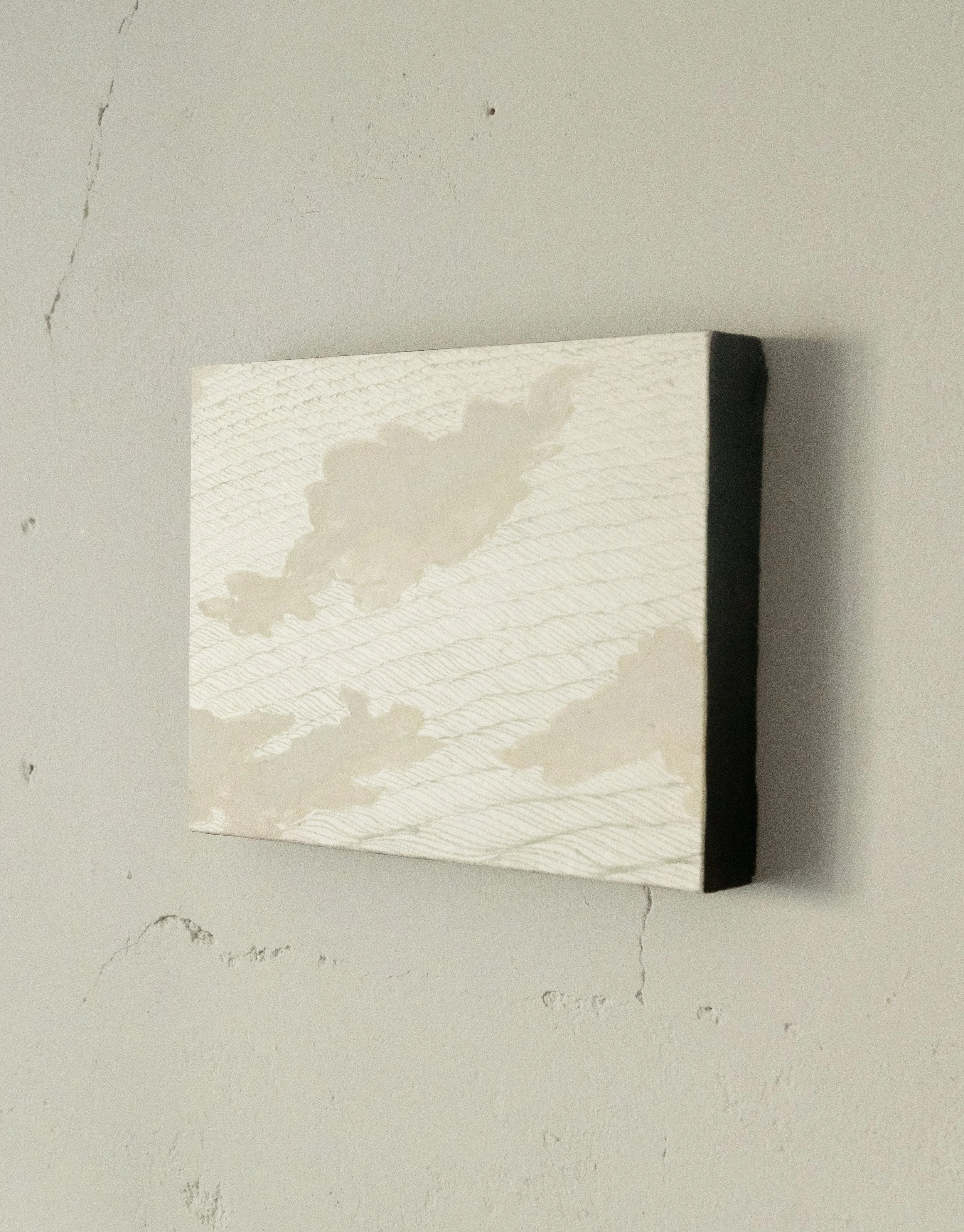 chalk and pigment drawing, 2025