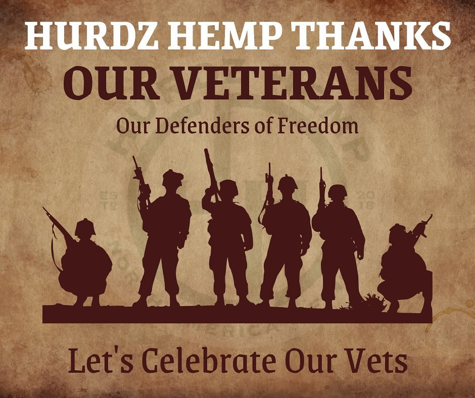 Today, Hurdz Hemp honors and thanks our veterans for their unwavering courage and dedication in defending our country&rsquo;s freedoms. We are forever grateful for the sacrifices made by you and your families. 🇺🇸 

#VeteransDay #ThankYouVeterans #H