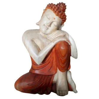 Hand Carved Buddha from Bali Reiki Divine Therapy
