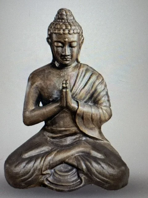 Antique Gold Praying Buddha, 1.2m Tall £370 Reiki Divine Therapy