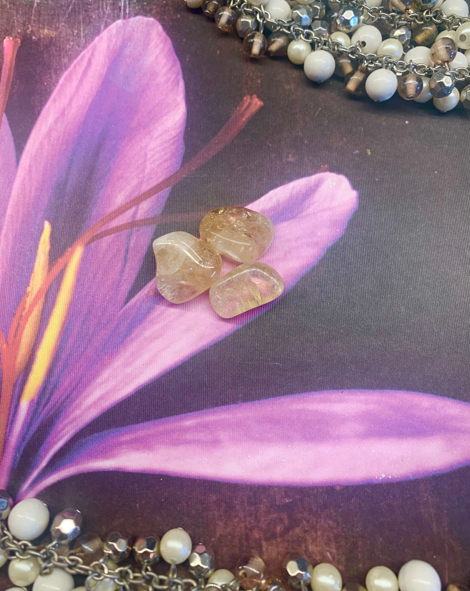 thumbnail image 2 of Citrine Point Obelisk – Polished Chakra Healing Crystal, Reiki Energy Stone (5cm High) 2 of 3