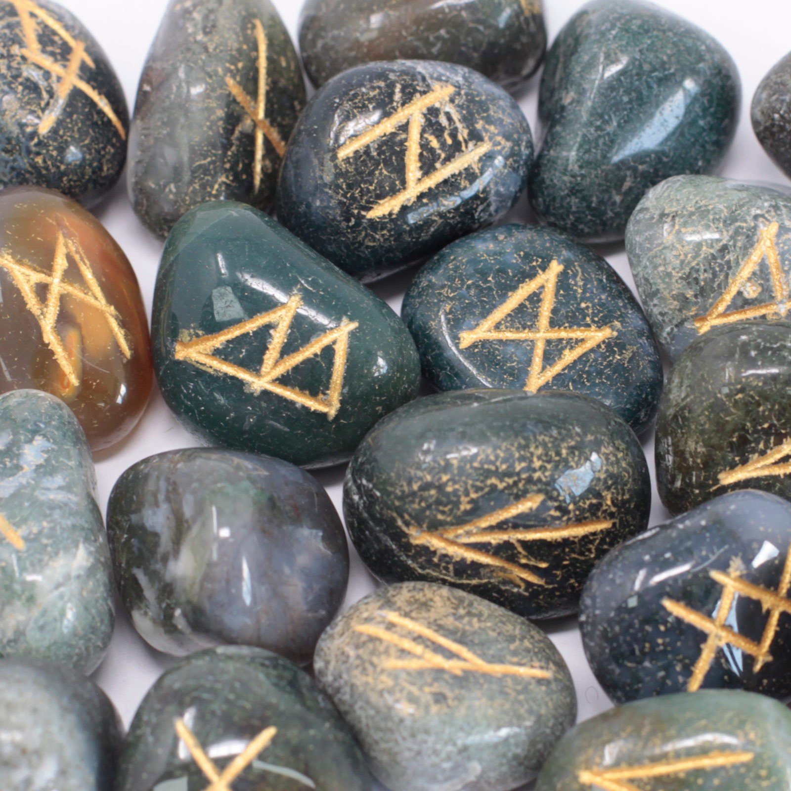Runes @ Reiki Divine Therapy - Grey Agate