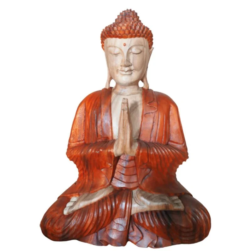 Hand Carved Buddha from Bali Reiki Divine Therapy