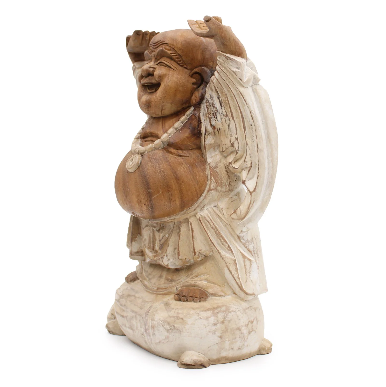 Hand Carved Buddha from Bali Reiki Divine Therapy