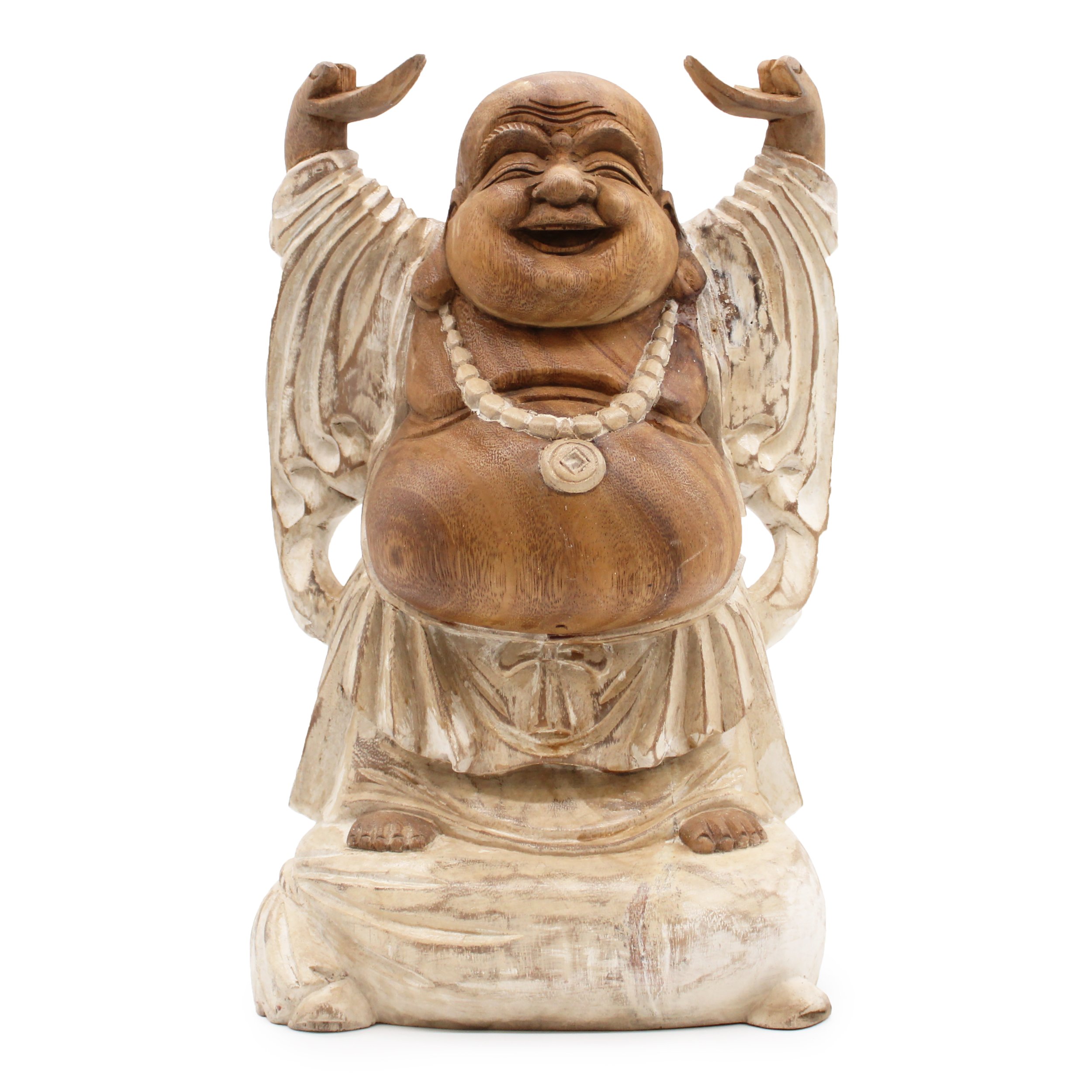 Hand Carved Buddha from Bali Reiki Divine Therapy