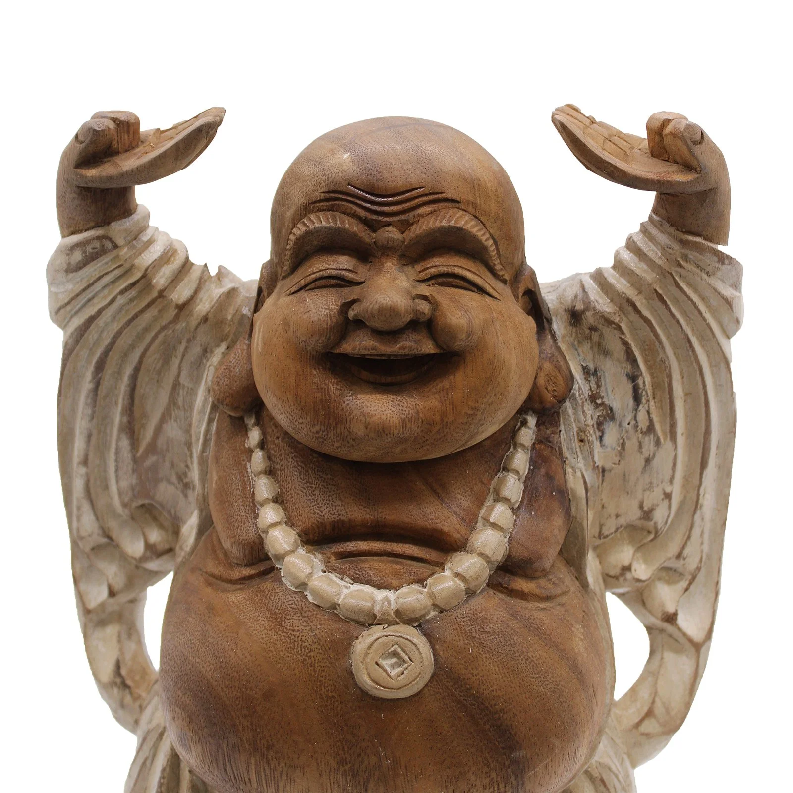 Hand Carved Buddha from Bali Reiki Divine Therapy