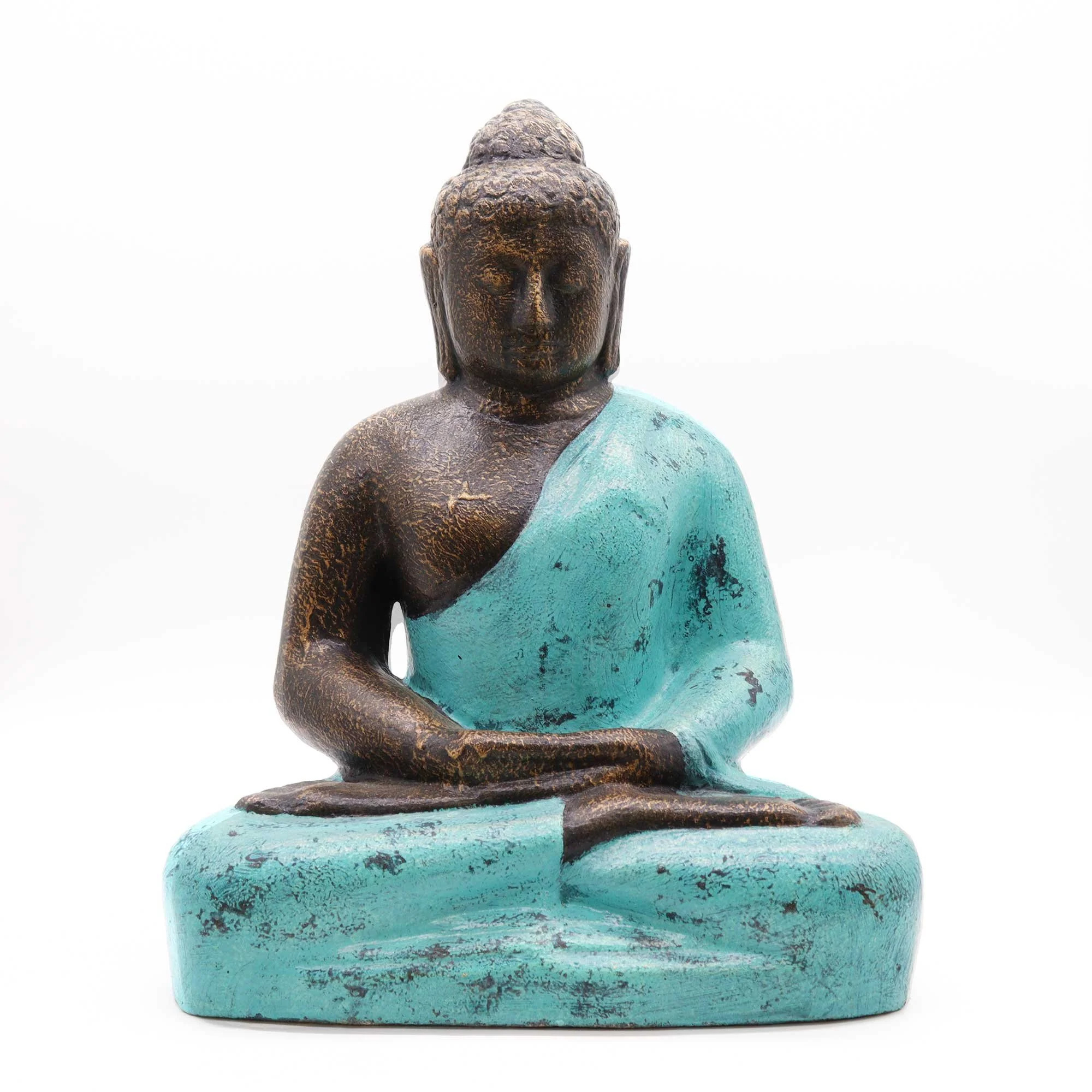 Turquoise Buddha 0.5m Reiki Divine Therapy on Lotus