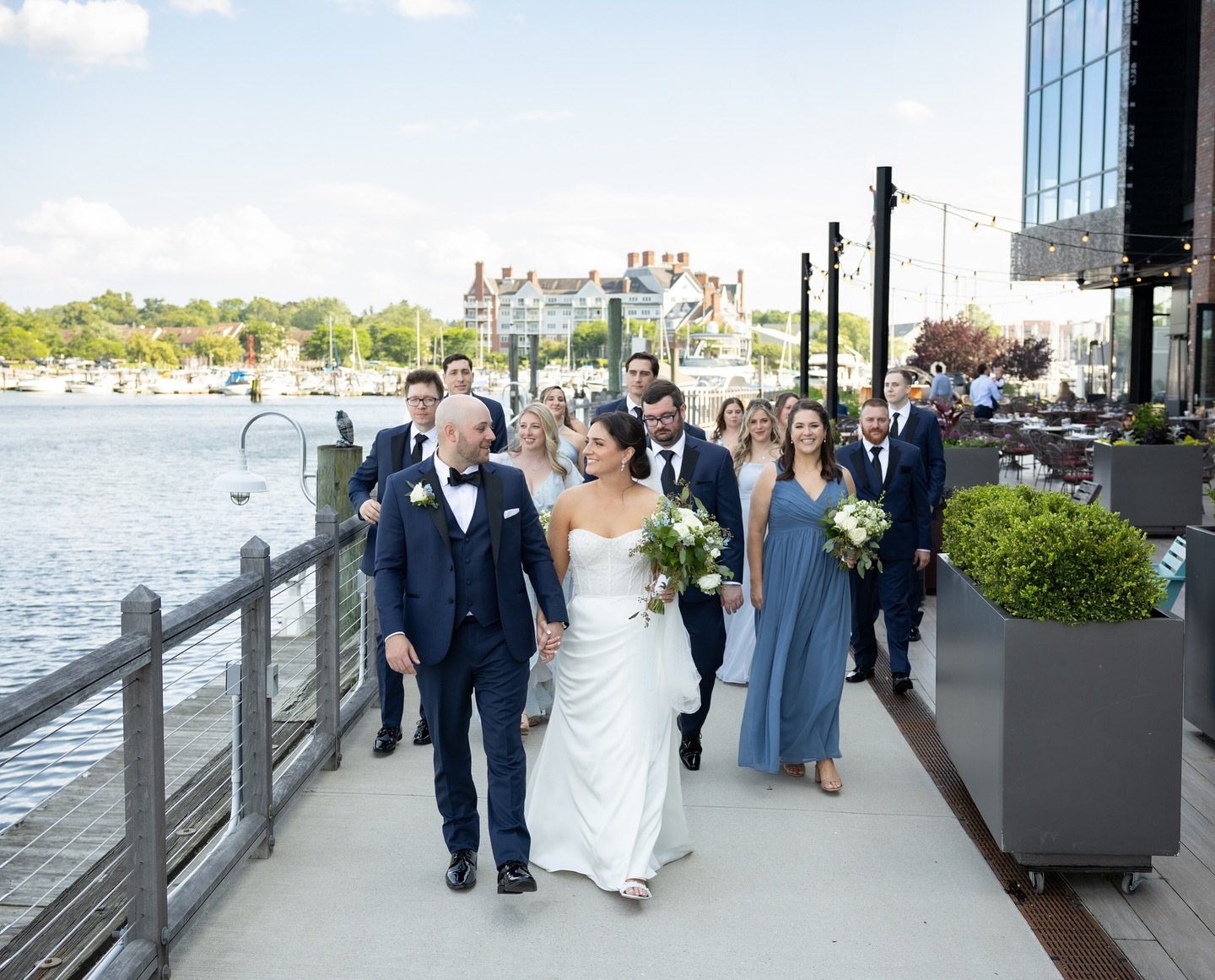A flawless Friday wedding by the water for Zoe + Rich! 6.20.25 ✨

After a morning getting ready at the J House in Greenwich and a charming ceremony at St. John&rsquo;s church in Darien, they celebrated under the summer sunshine at the Village in Stam