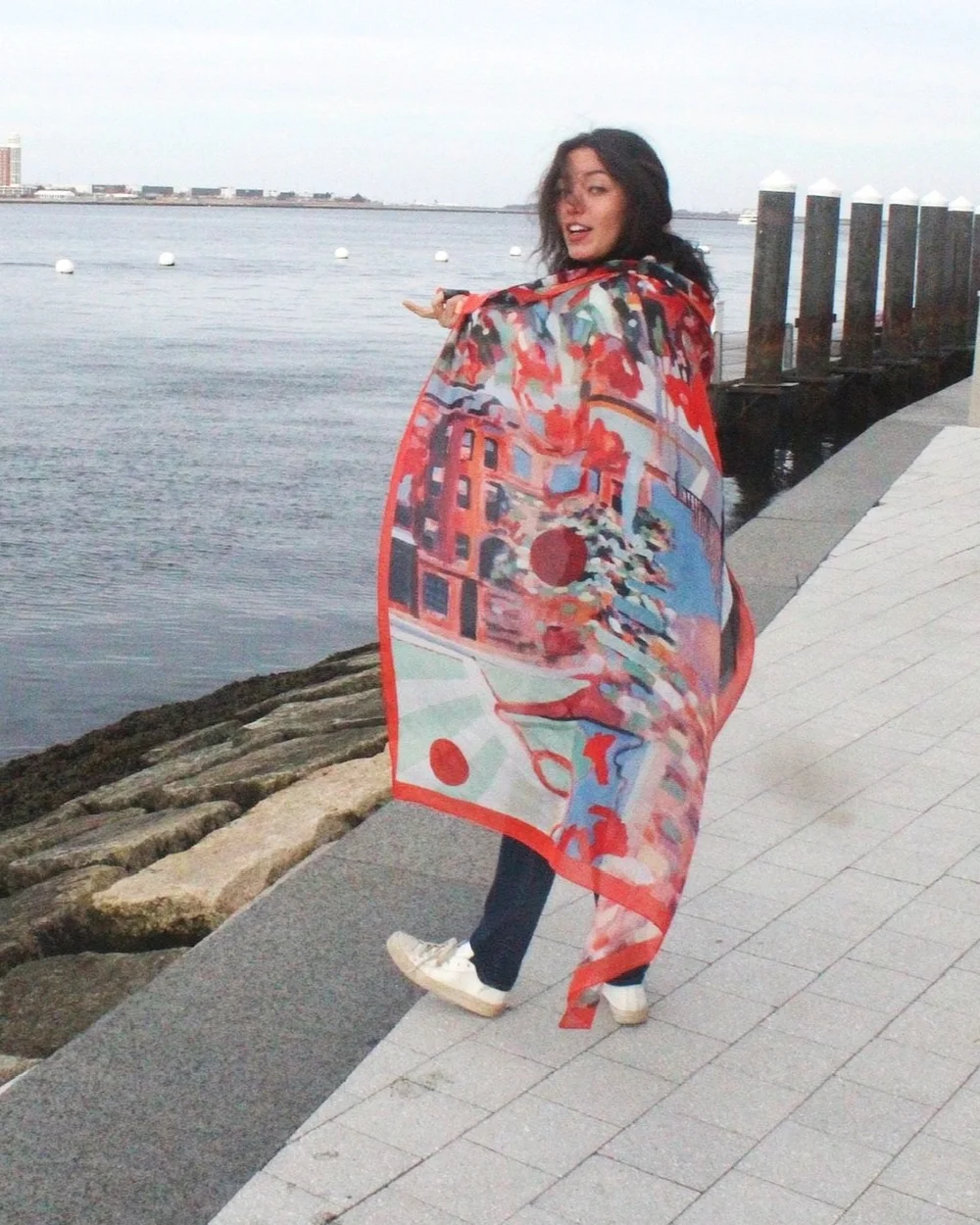 100% Silk Scarf by Erin Kerbert — Erin Kerbert display picture 1