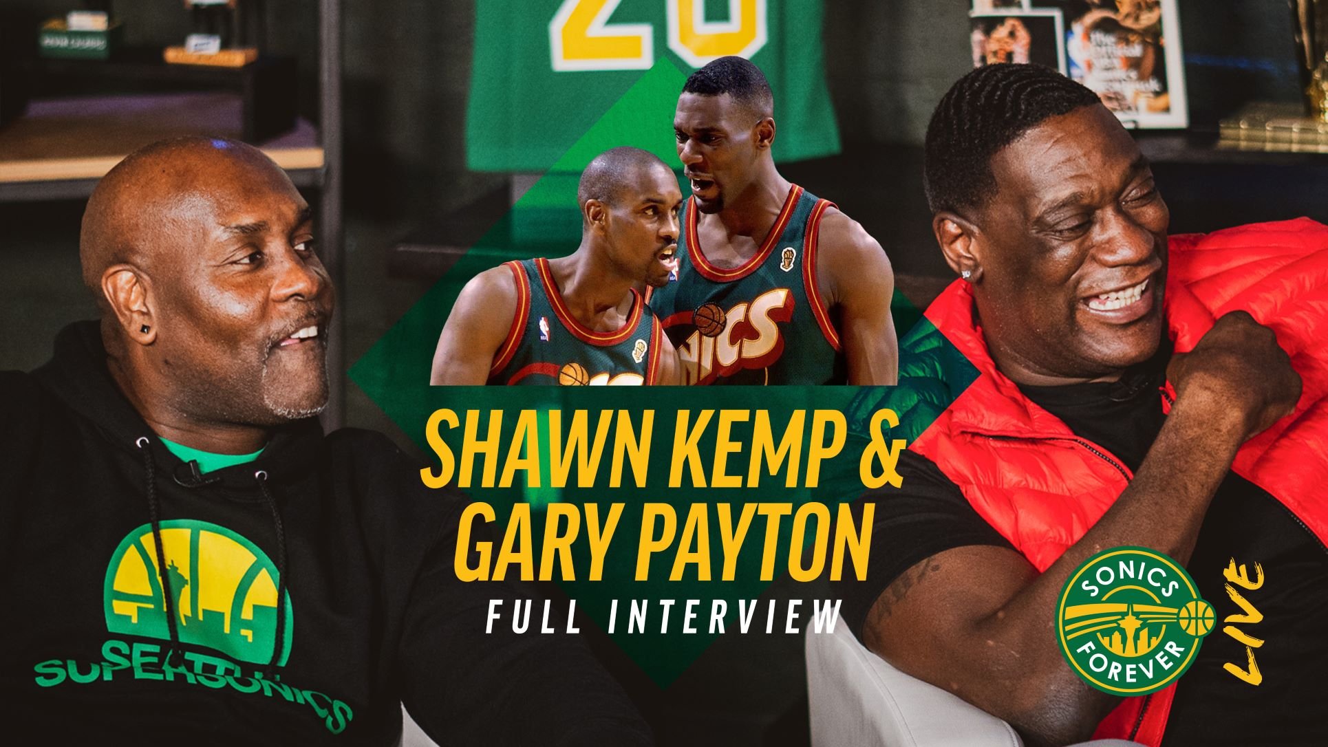 Sonics teammates Gary Payton, Shawn Kemp reunite to watch sons play