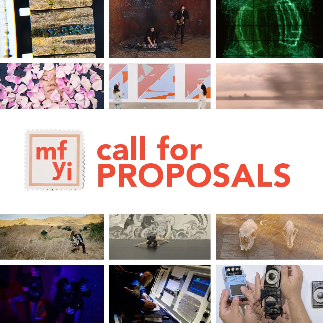 CALL FOR PROPOSALS

Music for Your inbox is accepting proposals for sound films. Selected proposals will be presented by MFYI (virtual and in-person programming) and receive an honorarium

Apply by October 15 to be considered for 2026 programming
App