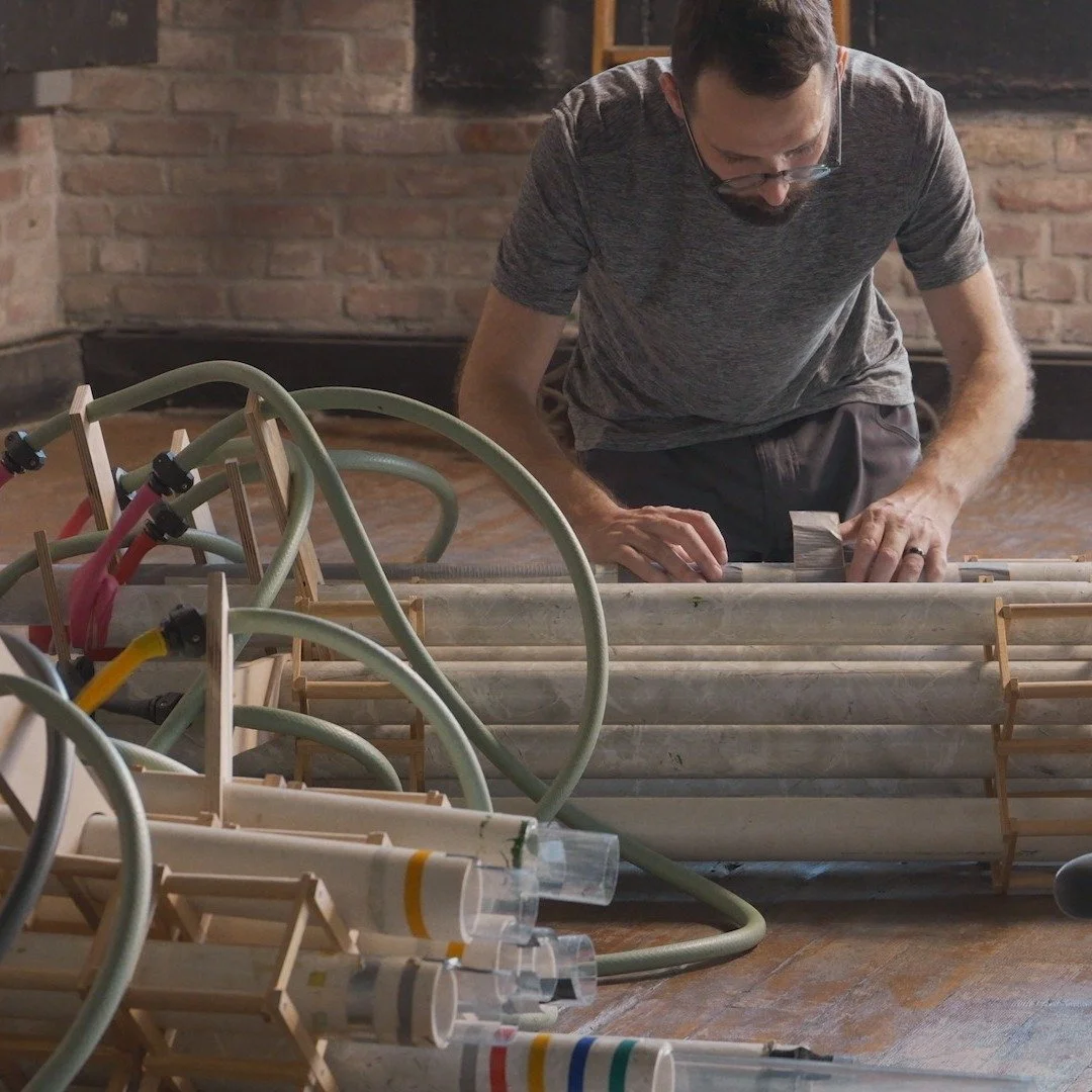 Artist Spotlight: Meet sound film artist, Liam Mooney
His PVC Pipe Organ is featured on MFYI Vol.55

Liam Mooney is a composer, performer, and instrument maker based in Los Angeles. His instrument designs take familiar acoustic principles and exagger