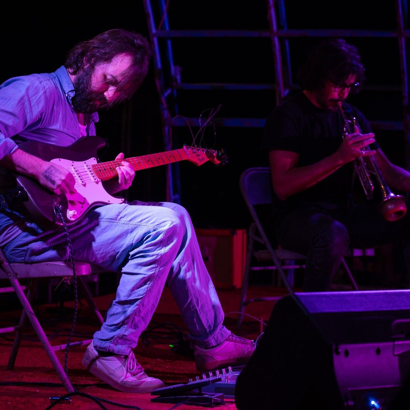 Artist Spotlight: Meet sound film artist, Hermetic Fever
Their film Searching/Falling is featured on MFYI Vol.58

Josh Gerowitz and Louis Lopez (trumpet, guitar, electronics) perform together as Hermetic Fever, a project inspired by the Hermetic trad