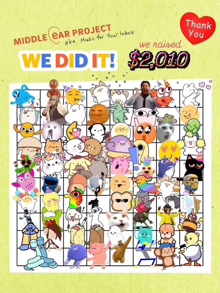 Y&rsquo;all ended the fundraiser early! Thank you to everyone who helped us reach our $2000 goal!!

If you still want to chip in, we won&rsquo;t say no! Every dollar goes directly to paying artists and keeping experimental art accessible to our commu