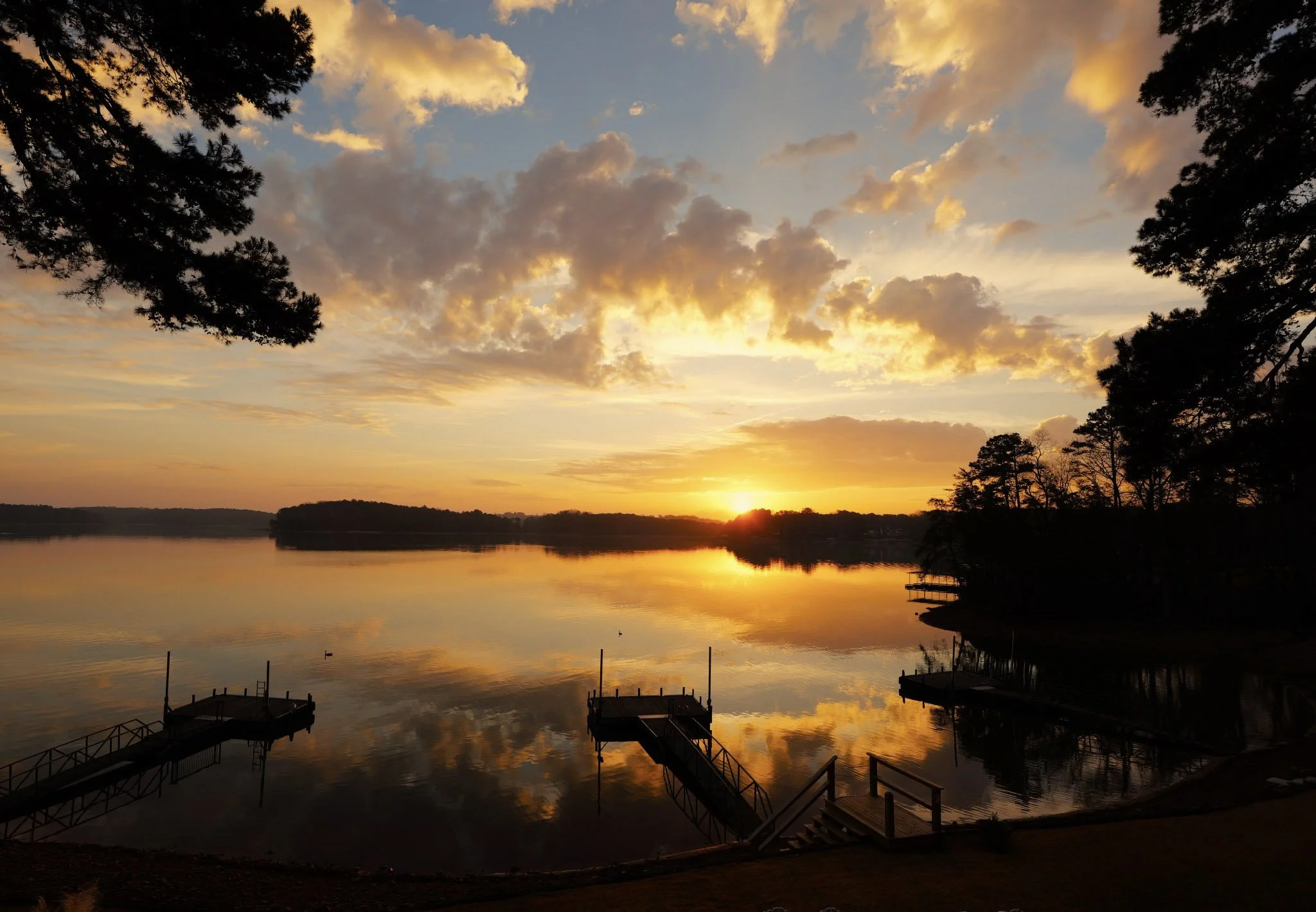 "Sunrise Over Lake Lanier." by Phil Kaplan