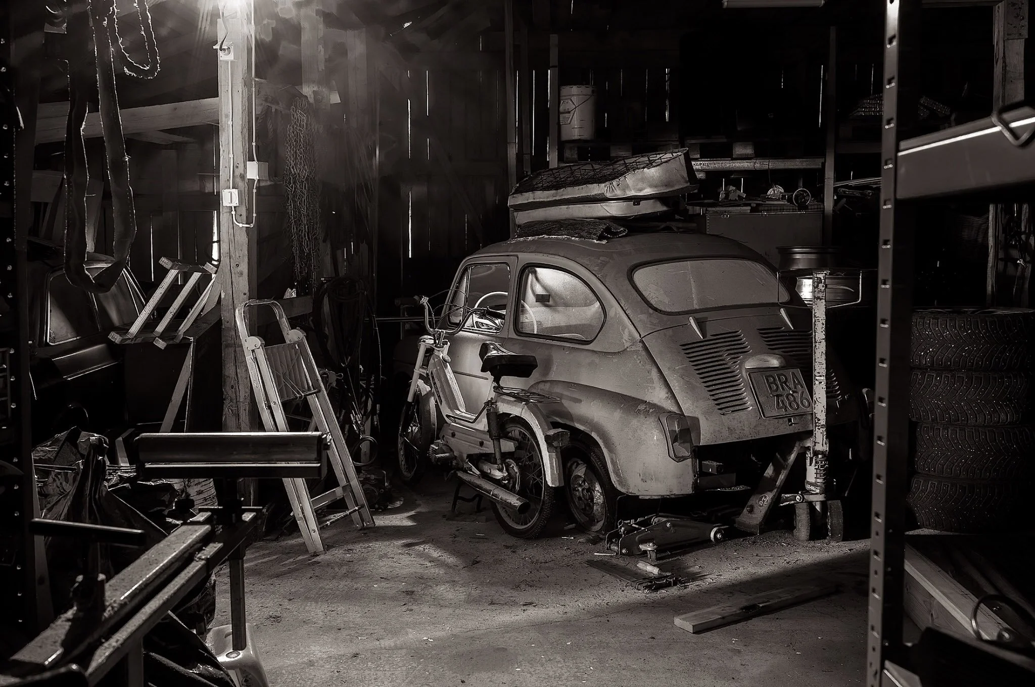 "The Puch and the Fiat" by Peter Lundberg